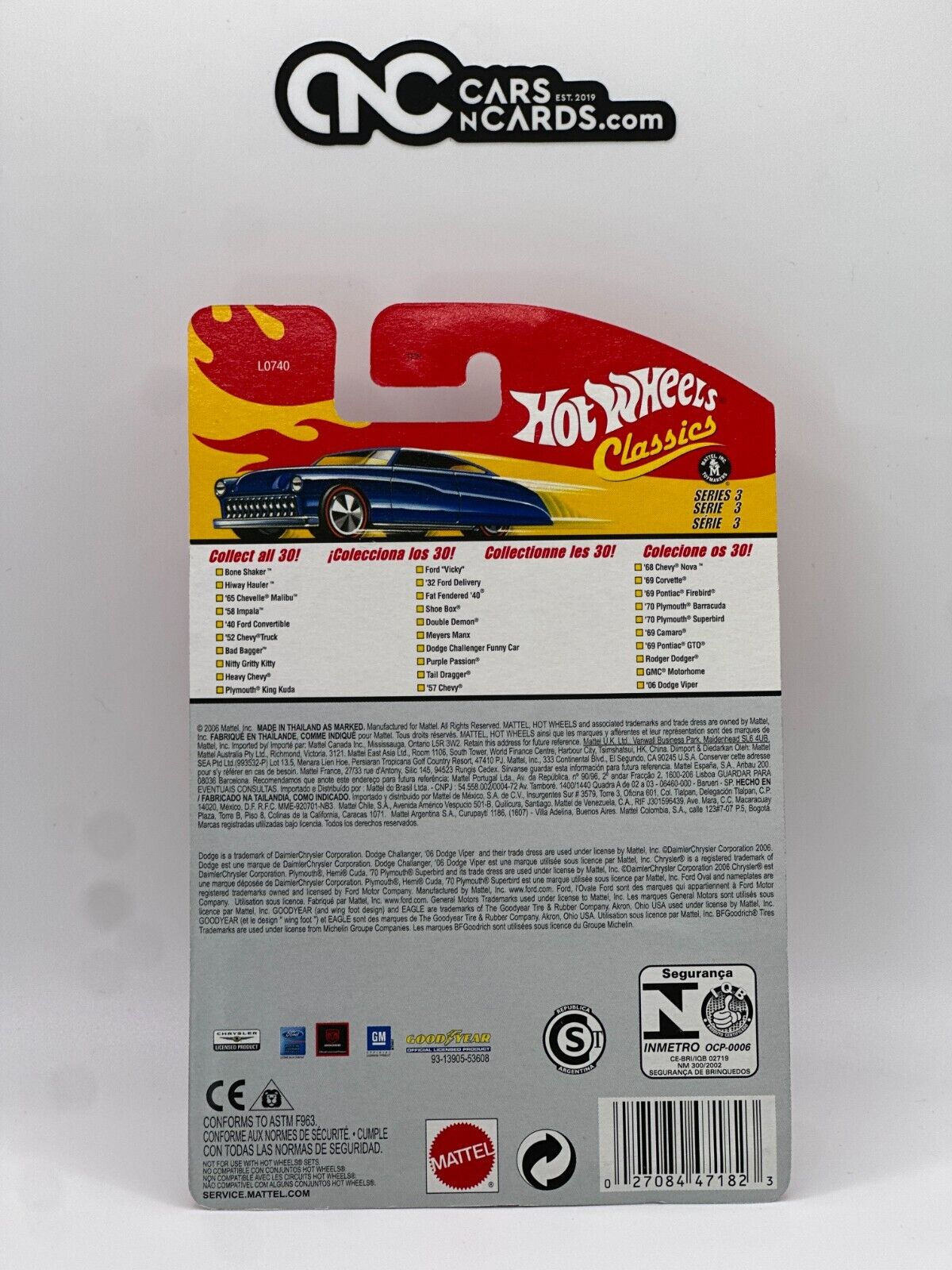 2007 Hot Wheels Classics Series 3 #12/30 Green '32 Ford Delivery White Wall