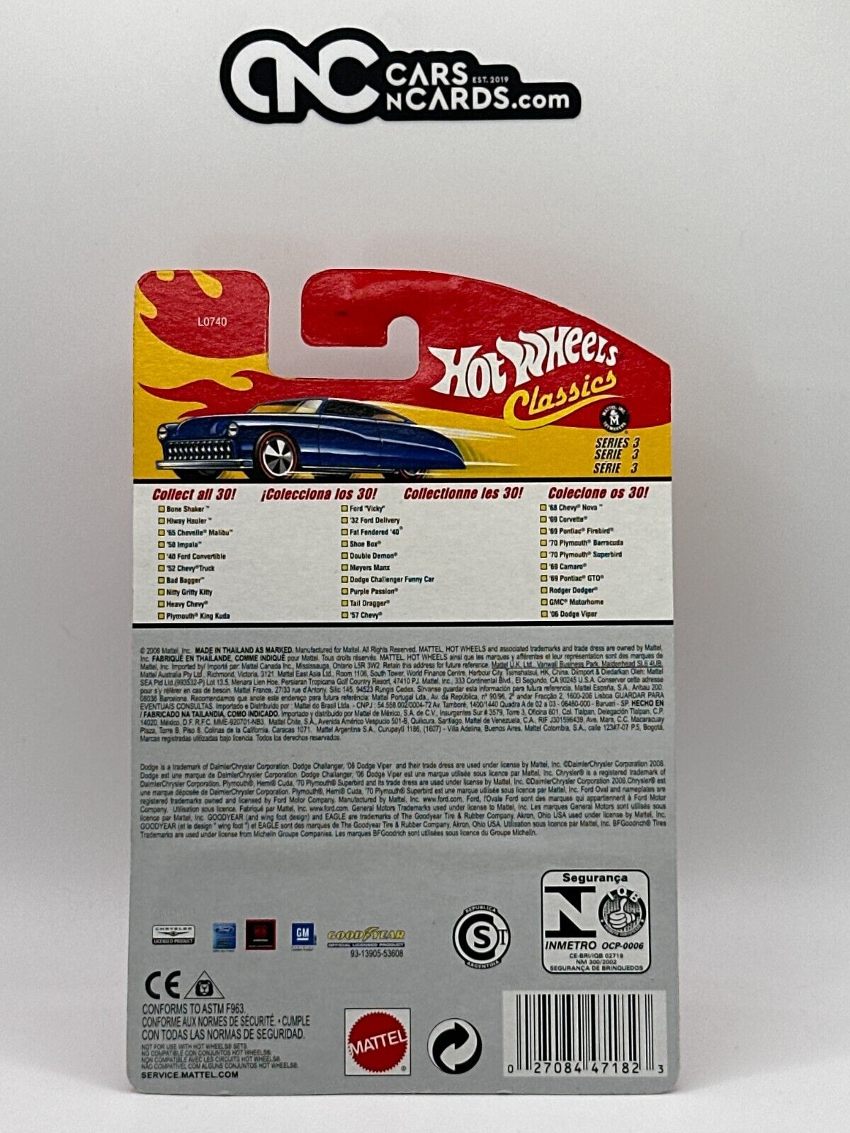 2007 Hot Wheels Classics Series 3 #12/30 Orange '32 Ford Delivery White Wall