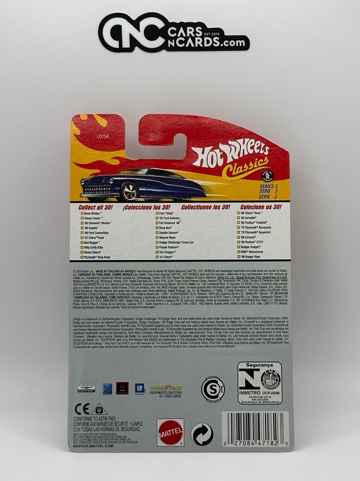 2007 Hot Wheels Classics Series 3 #26/30 Red '69 Camaro Red Line