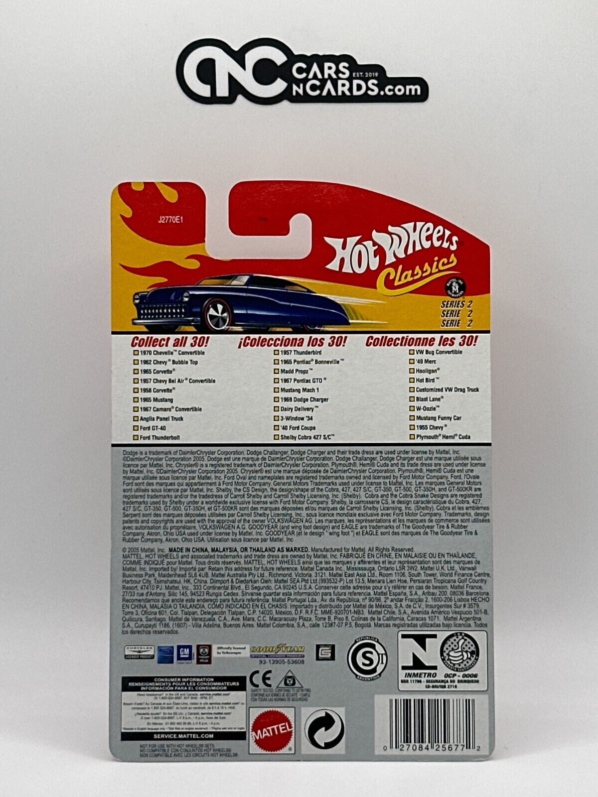 2006 Hot Wheels Classics Series 2 #14/30 Light Green 1967 Pontiac GTO Red Line