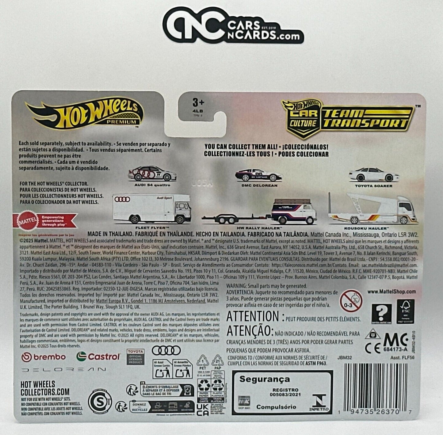2025 Hot Wheels Premium Team Transport #79 Toyota Soarer Kousoku Hauler