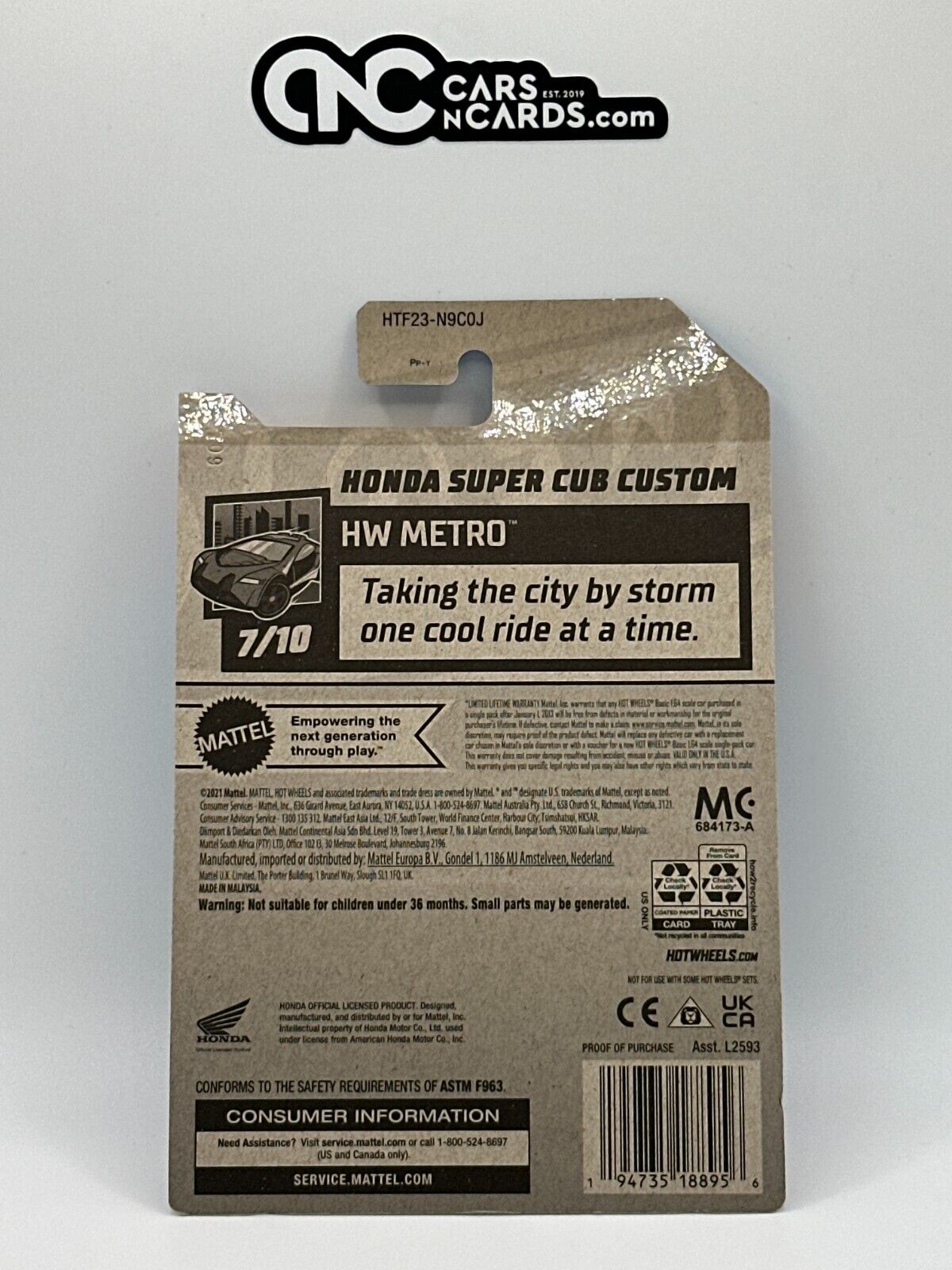 2024 Hot Wheels RLC Factory Sealed Treasure Hunt Honda Super Cub Custom