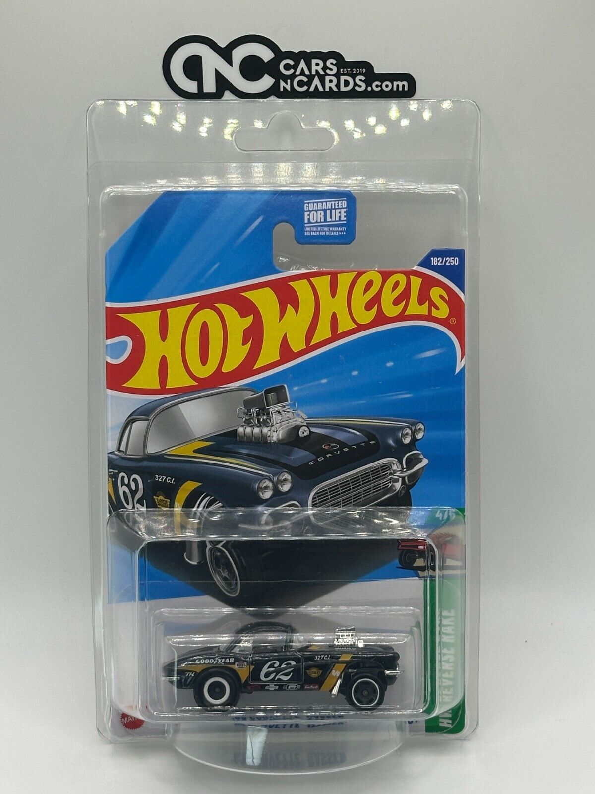 2025 Hot Wheels '62 Corvette Gasser Super Treasure Hunt With Protector