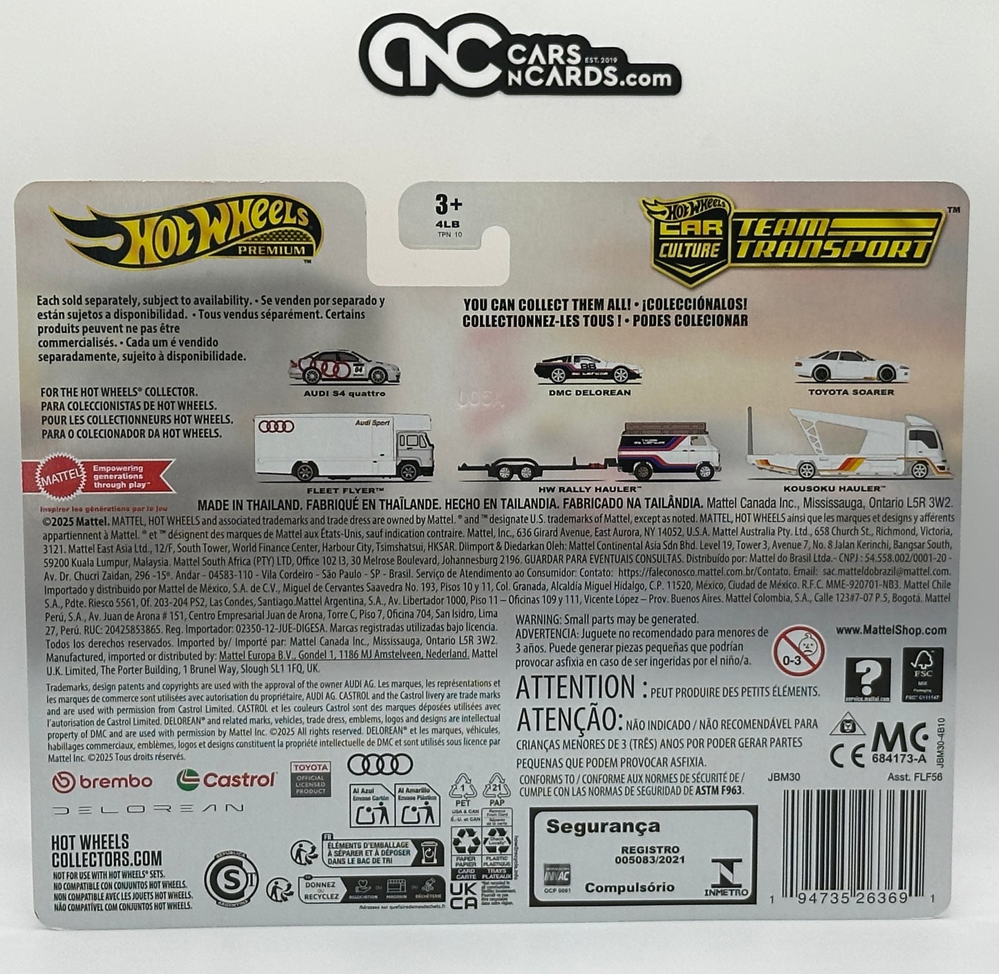 2025 Hot Wheels Premium Team Transport #77 Audi S4 Quattro Audi Sport