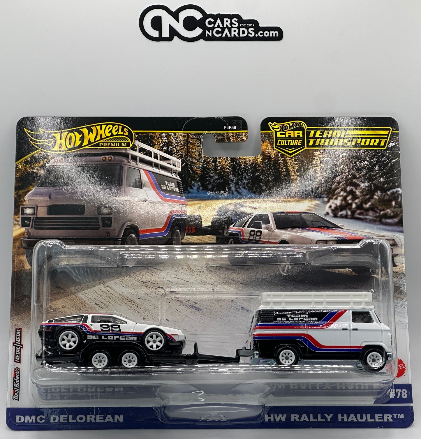 2025 Hot Wheels Premium Team Transport #78 DMC DeLorean HW Rally Hauler