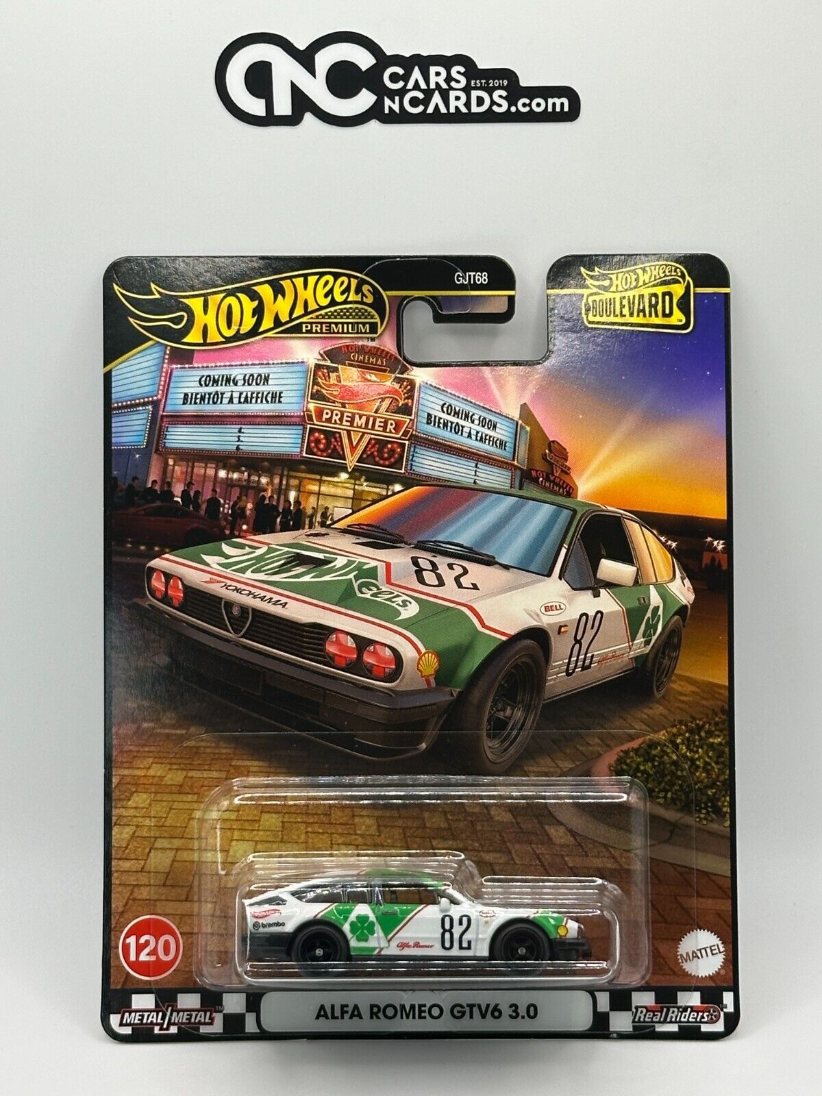 2025 Hot Wheels Premium Boulevard #120 Alfa Romeo GTV6 3.0