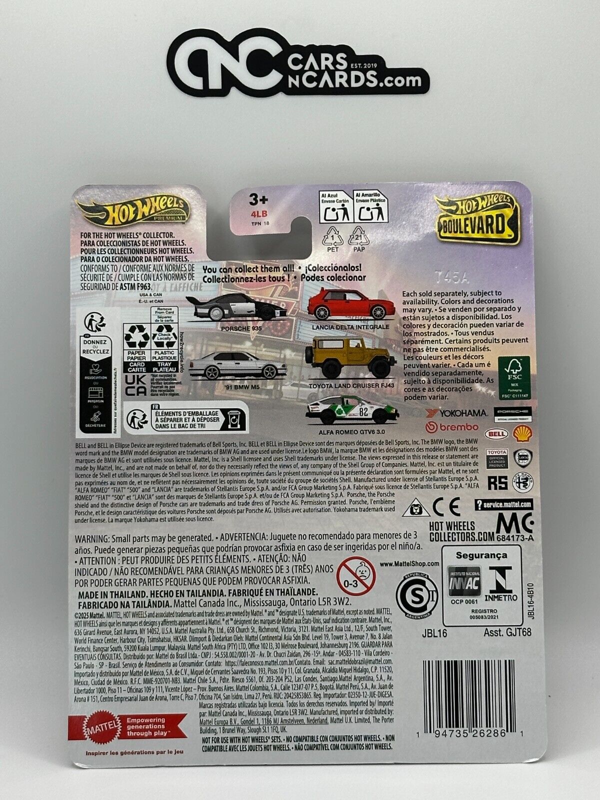 2025 Hot Wheels Premium Boulevard #120 Alfa Romeo GTV6 3.0