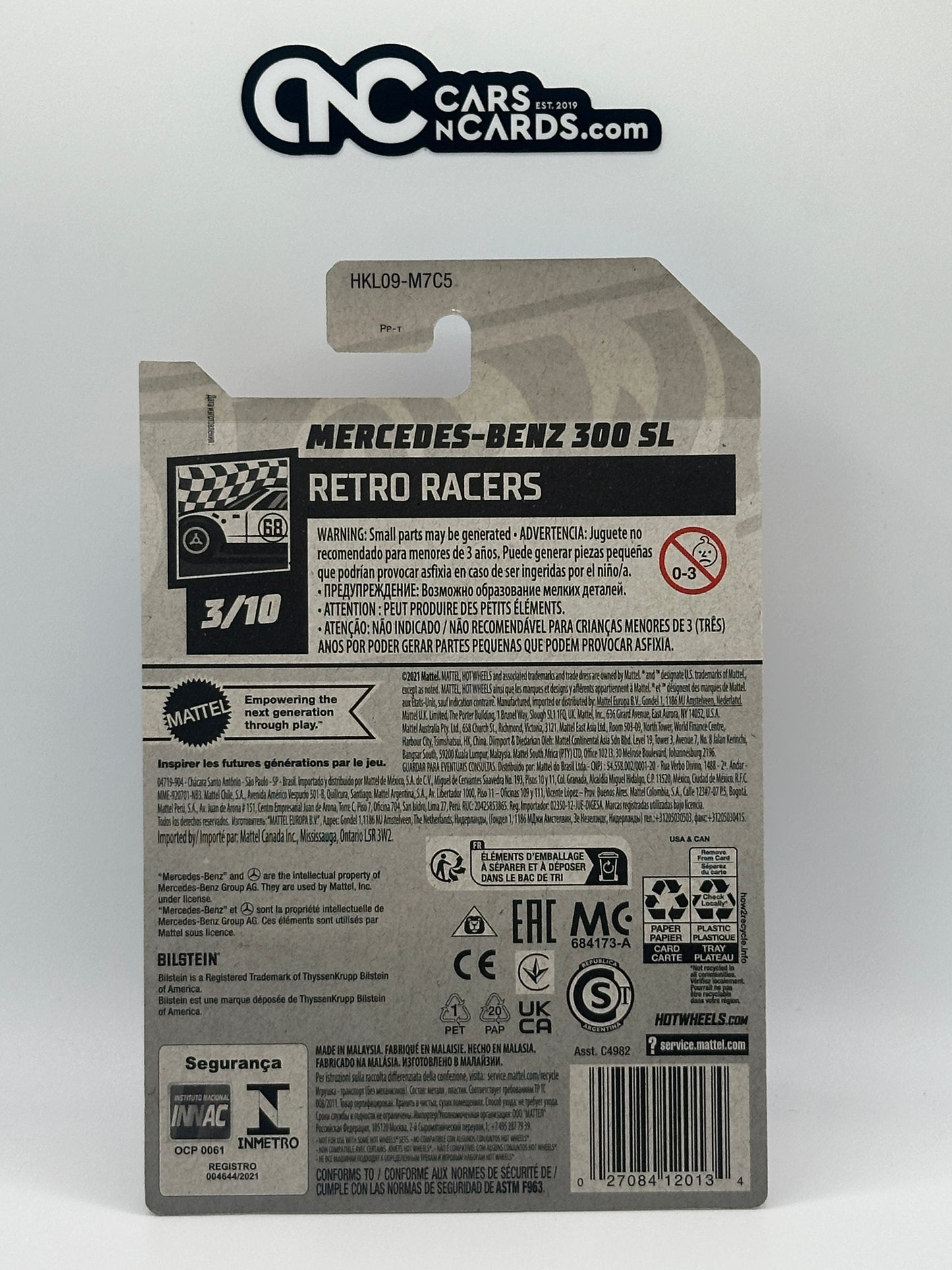 2023 Hot Wheels Super Treasure Hunt Mercedes-Benz 300 SL (Small Hook Crease)