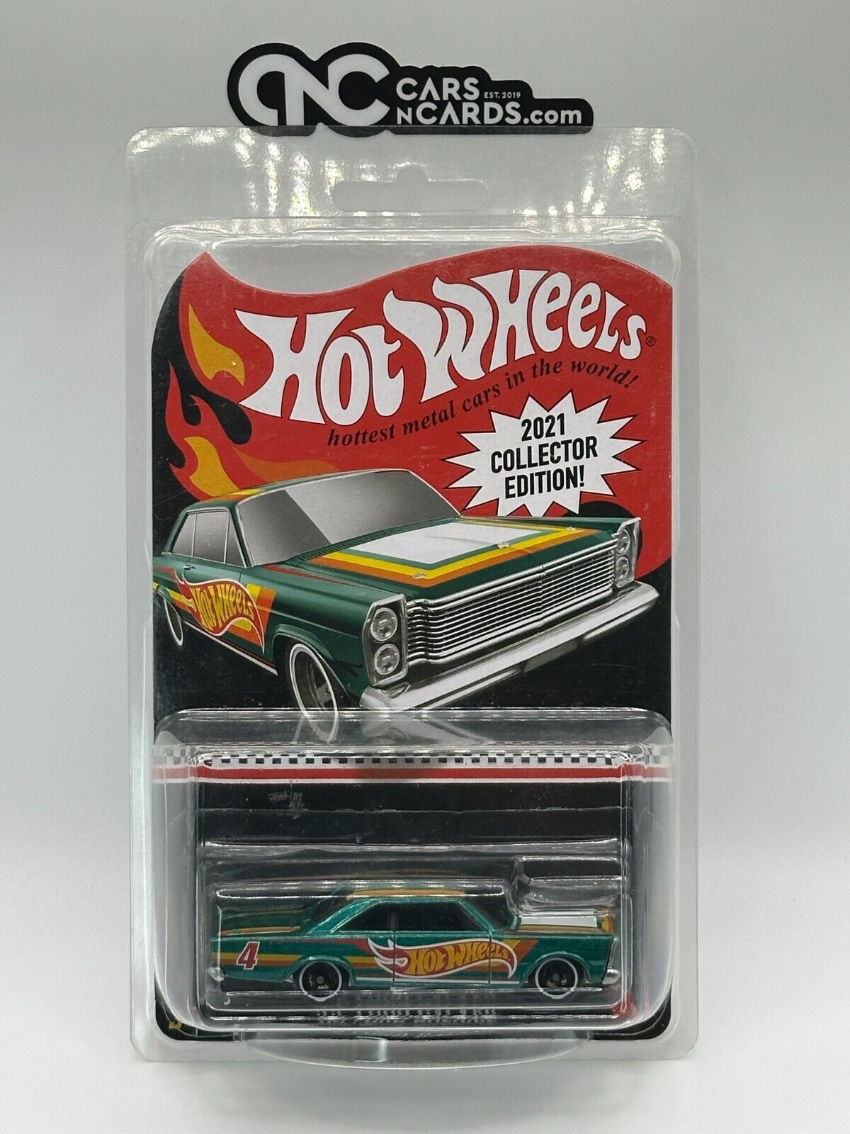 2021 Hot Wheels RLC Collector Edition Mail In '65 Ford Galaxie With Protector