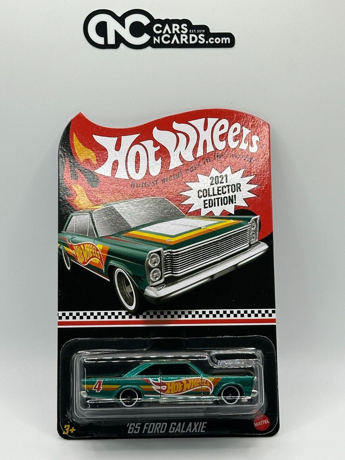 2021 Hot Wheels RLC Collector Edition Mail In '65 Ford Galaxie With Protector