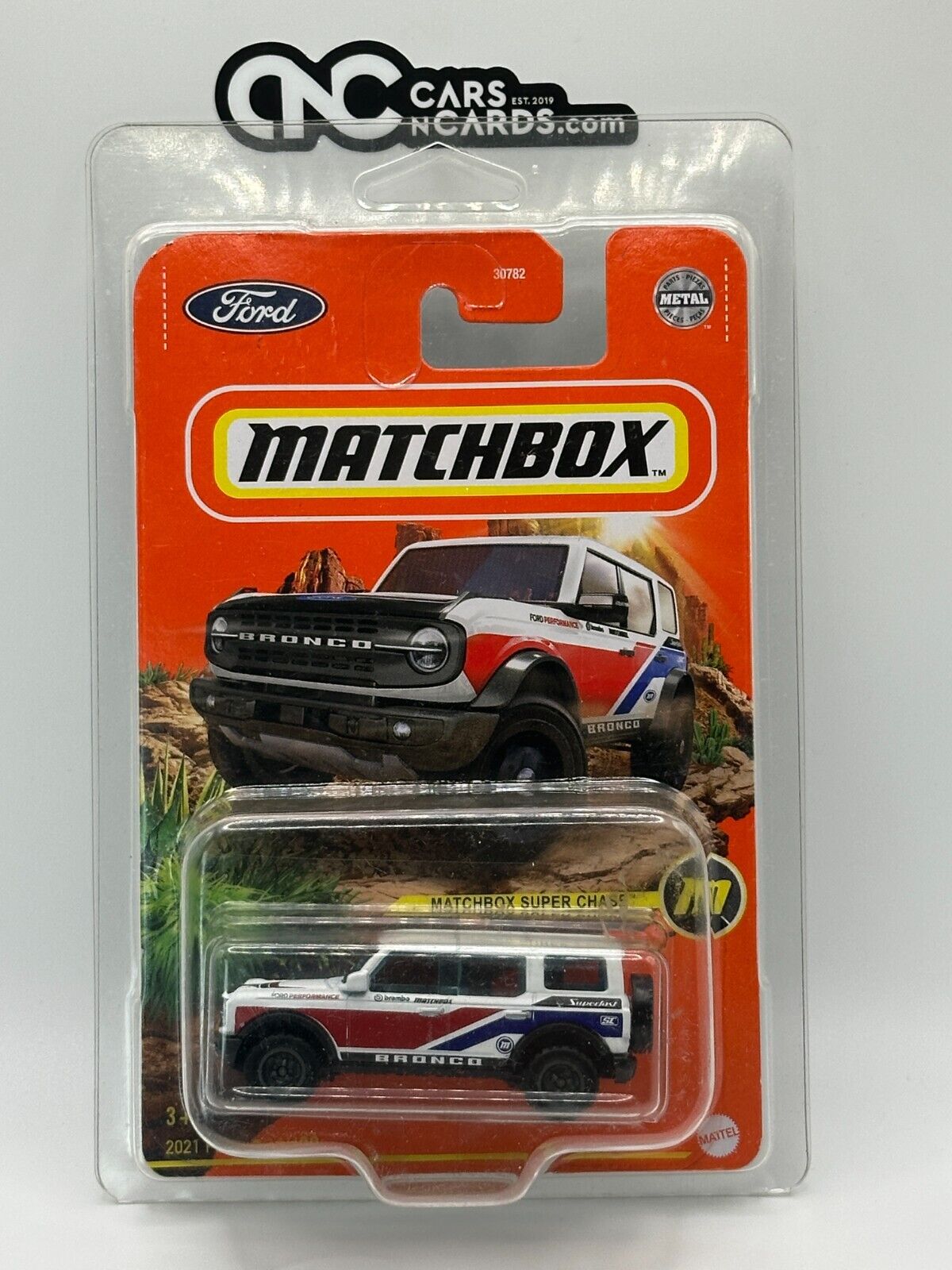 2022 Matchbox Super Chase 2021 Ford Bronco With Protector