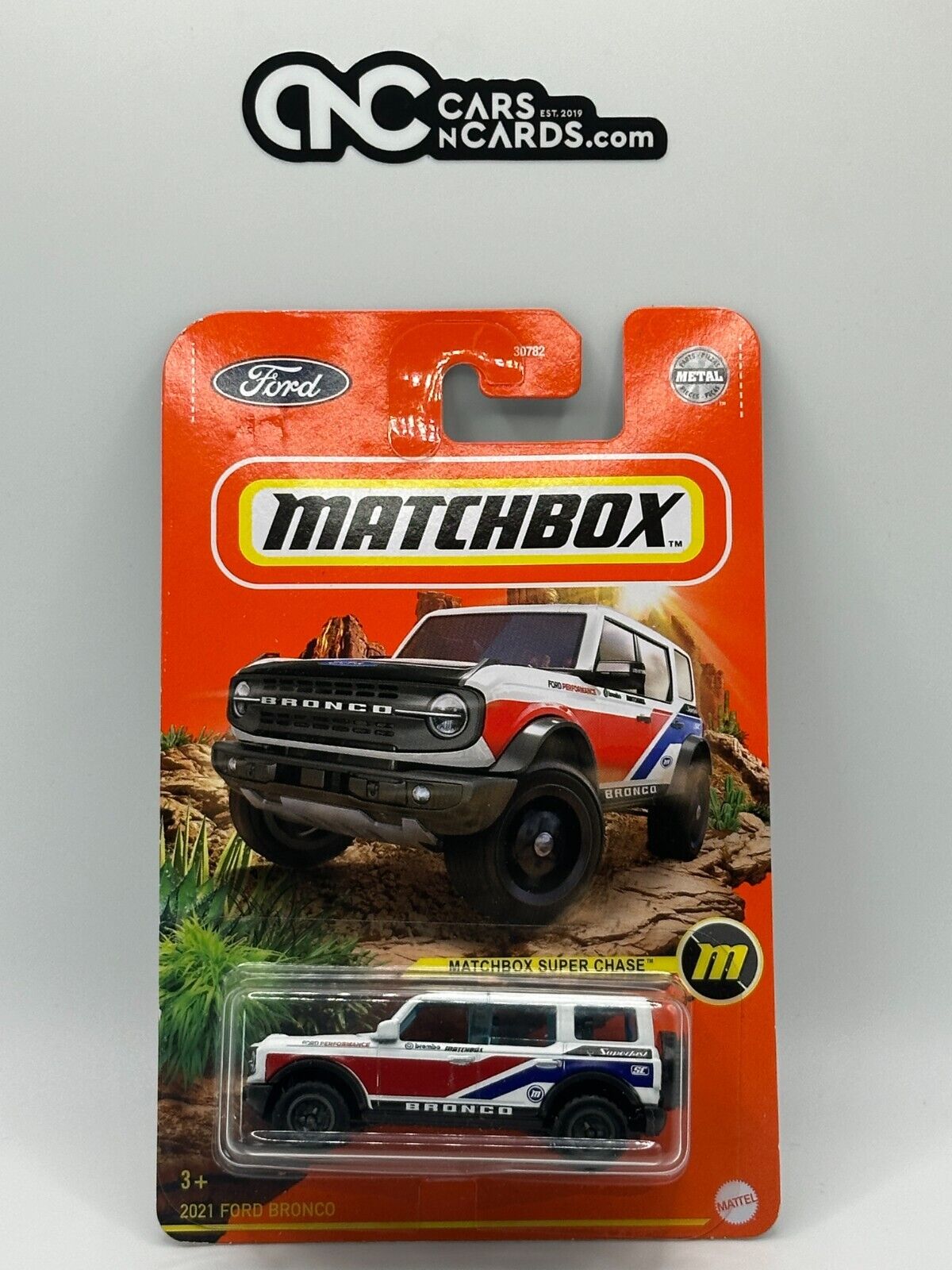 2022 Matchbox Super Chase 2021 Ford Bronco With Protector