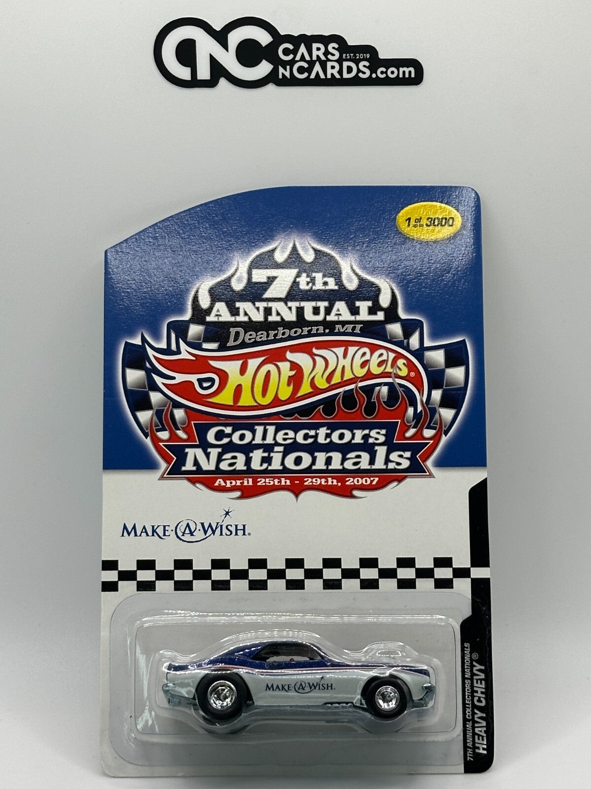 2007 Hot Wheels 7th Annual Collectors Nationals Make-A-Wish Heavy Chevy 1/3000
