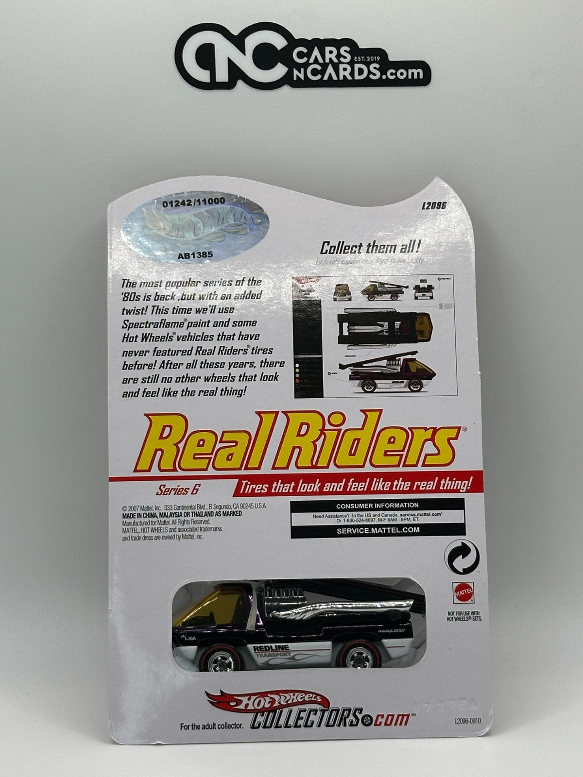 2007 Hot Wheels RLC Real Riders Series 6 Ramp Truck 01242/11000