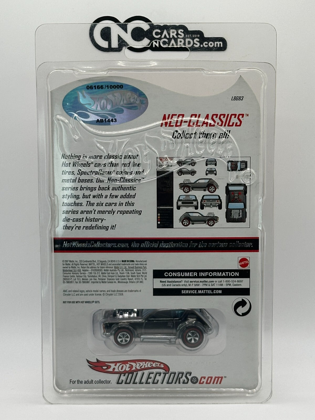 2007 Hot Wheels RLC Redline Neo Classics Series 7 AMC Gremlin Grinder 6166/10000