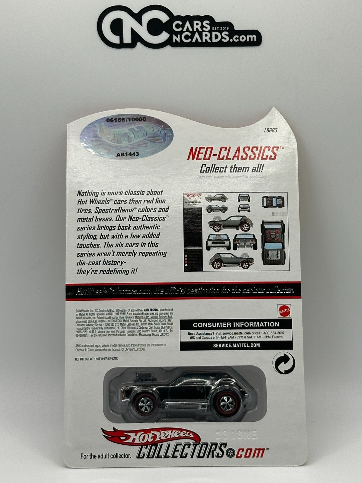 2007 Hot Wheels RLC Redline Neo Classics Series 7 AMC Gremlin Grinder 6166/10000