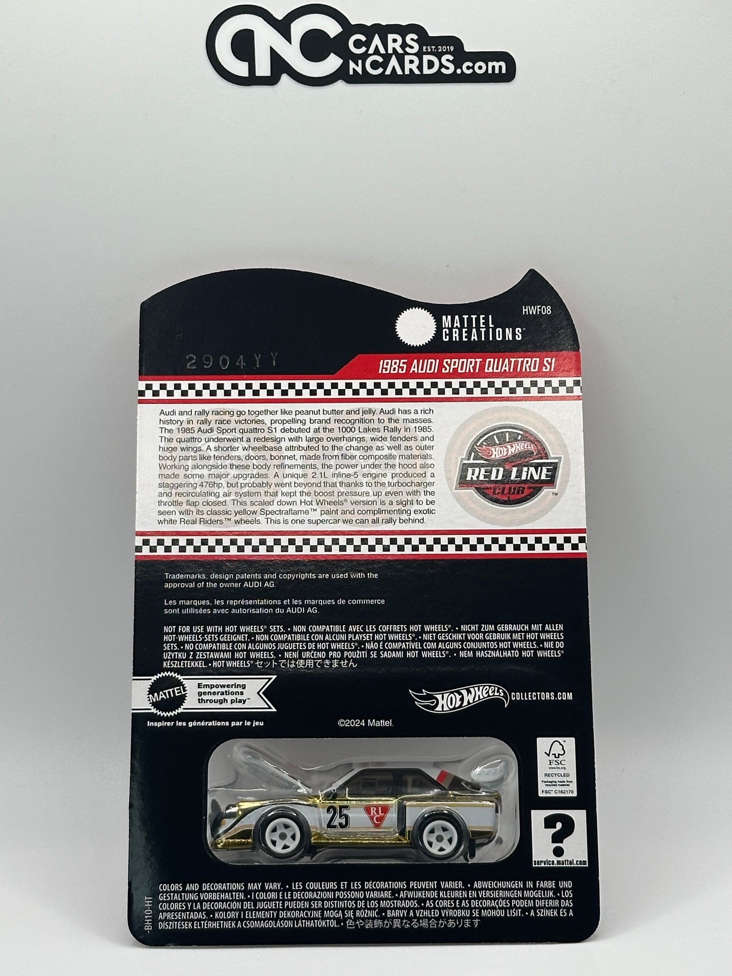 2025 Hot Wheels RLC 1985 Audi Sport Quattro S1 Sealed in Box