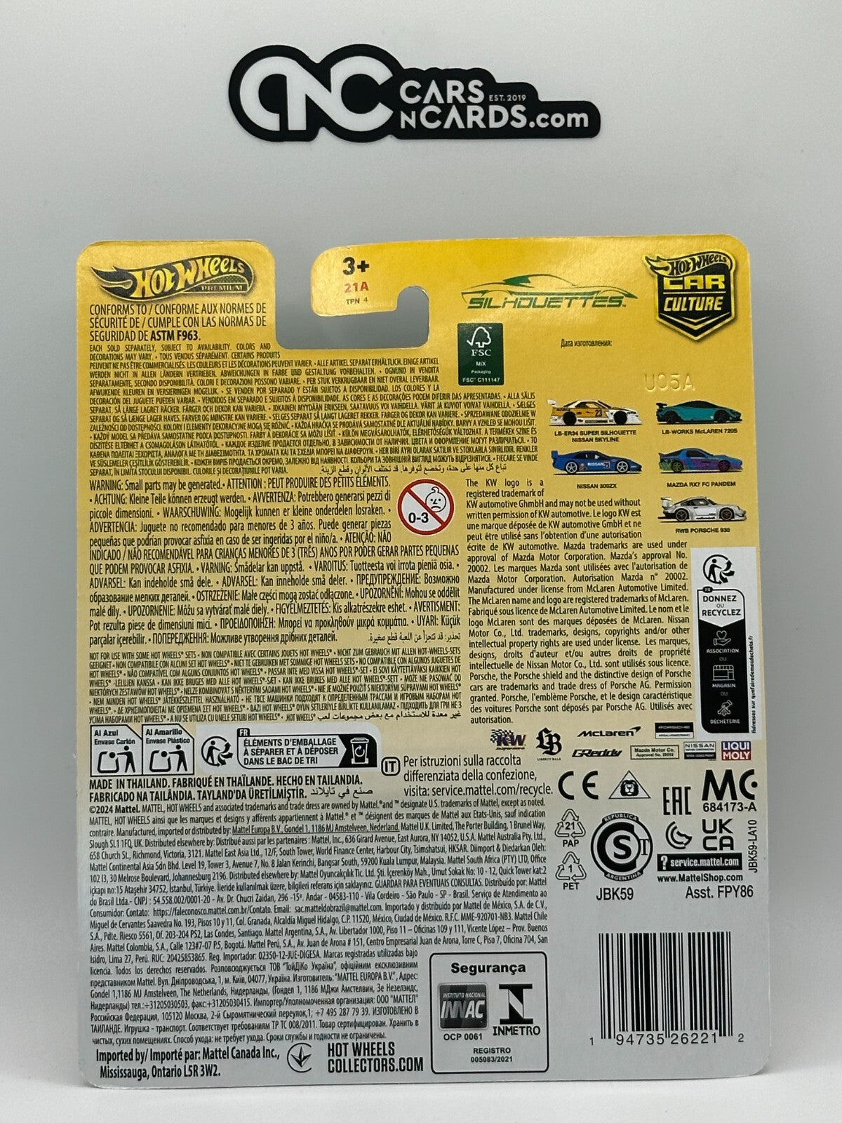 2025 Hot Wheels Premium Car Culture Silhouettes Liberty Walk Nissan Skyline R34