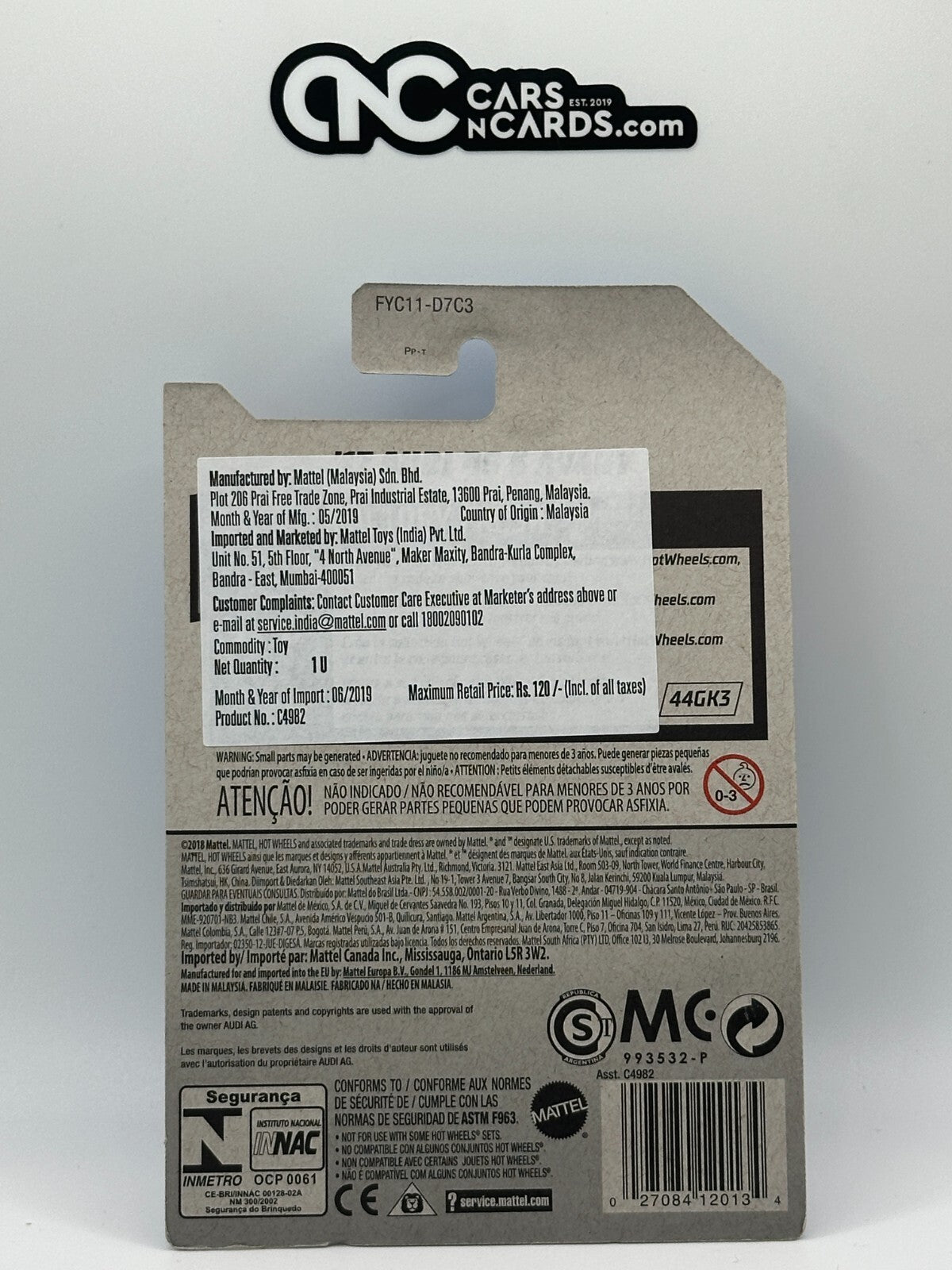 2019 Hot Wheels Factory Fresh 2/10 '17 Audi RS 6 Avant