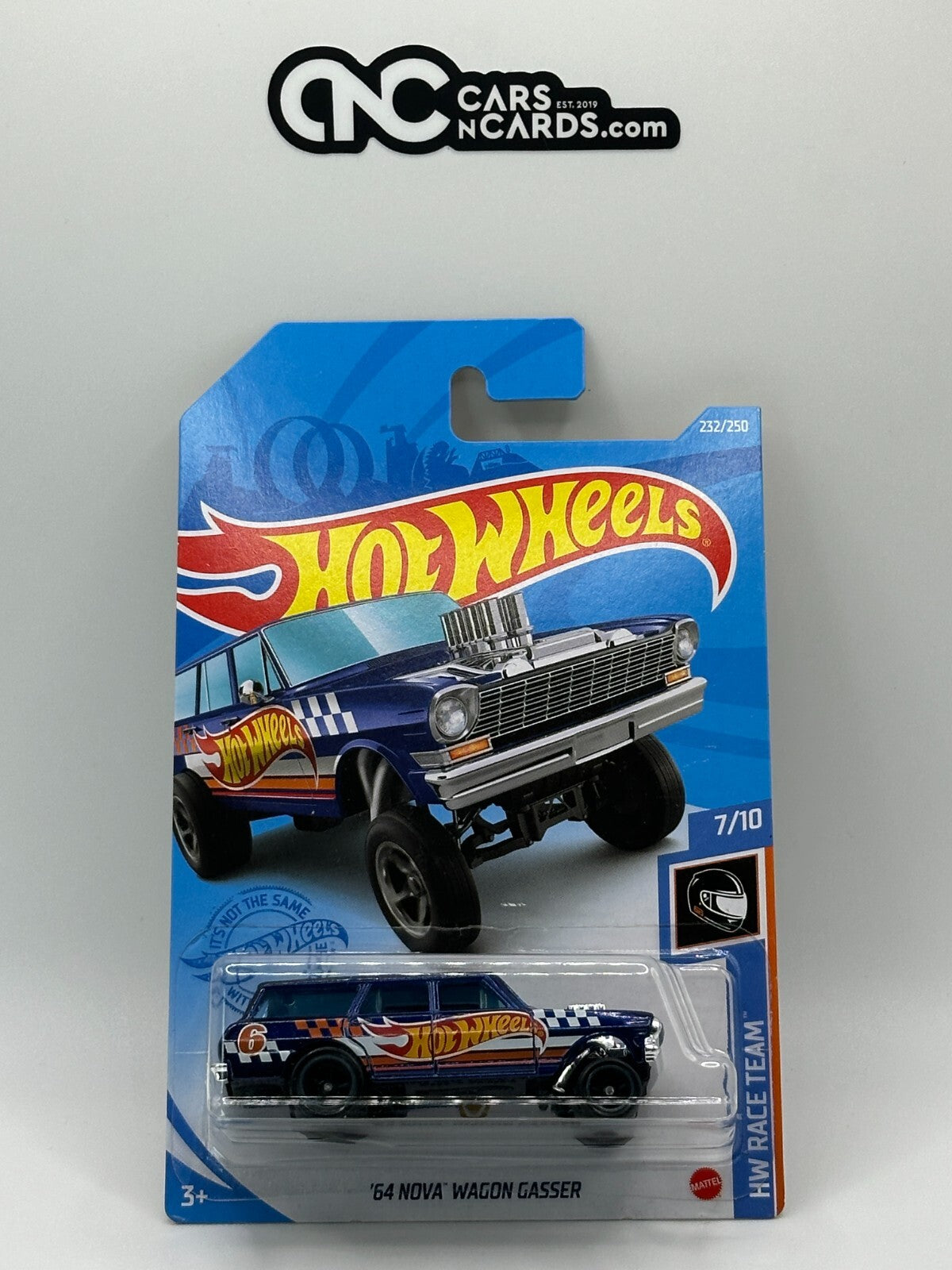 2021 Hot Wheels '64 Nova Wagon Gasser Super Treasure Hunt With Protector