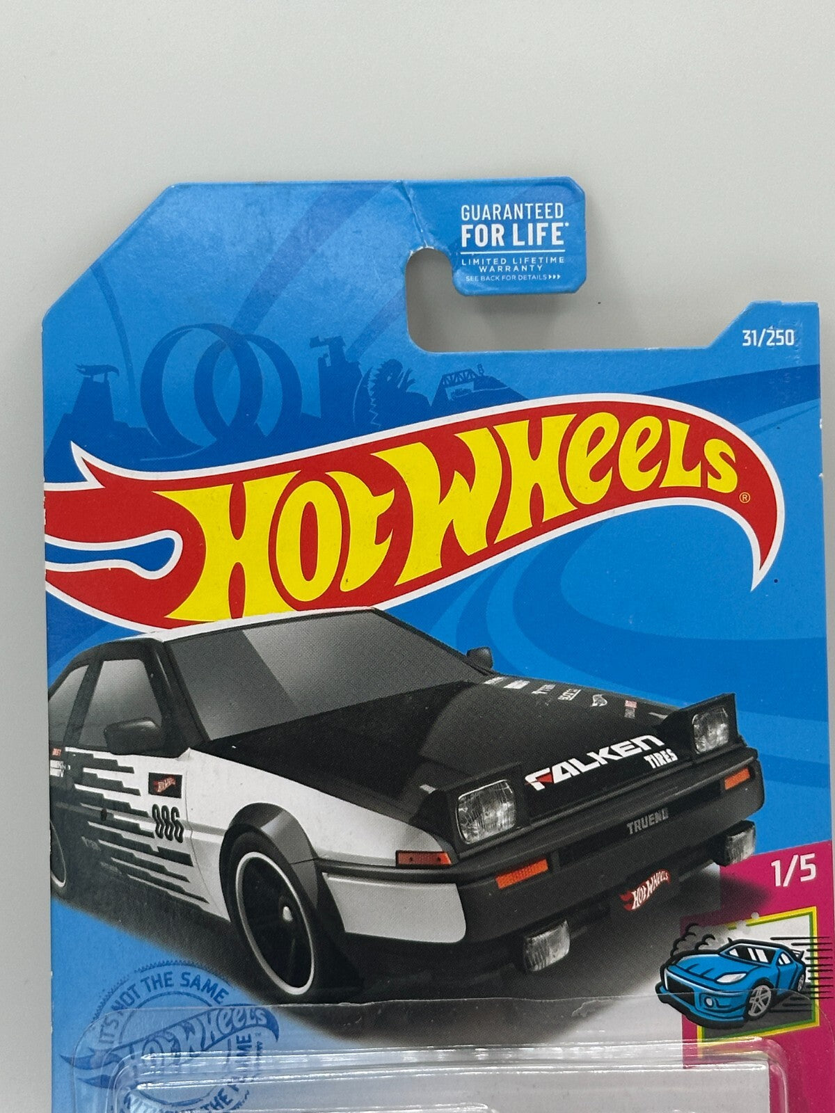 2021 Hot Wheels HW Drift 1/5 Toyota AE86 Sprinter Trueno Black (Small Crease)