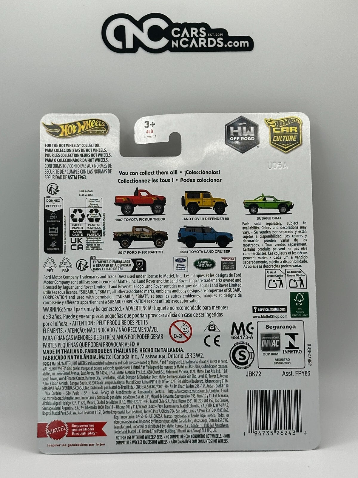 2025 Hot Wheels Premium Car Culture HW Off Road 3/5 Subaru Brat