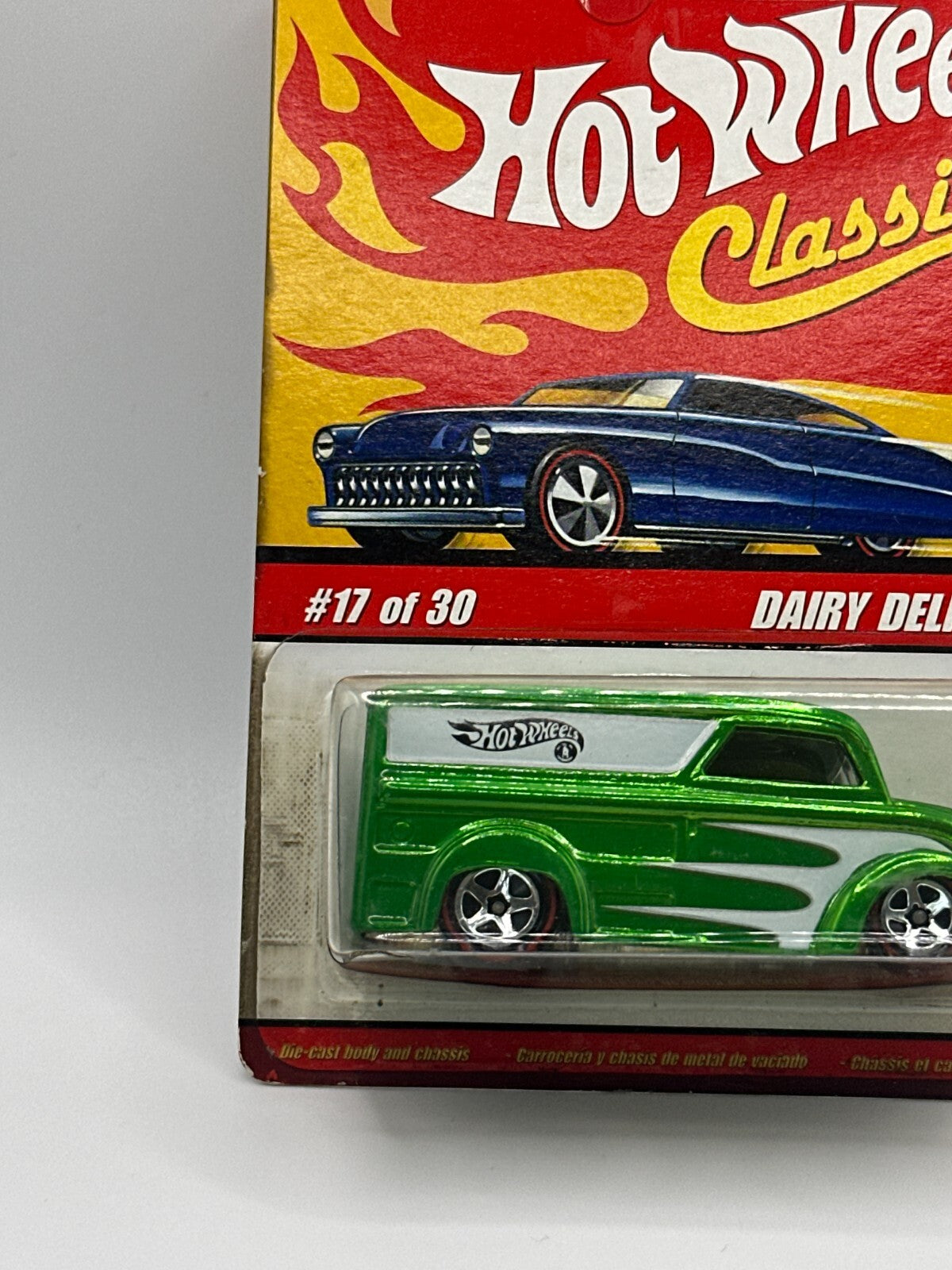 2006 Hot Wheels Classics Series 2 #27/30 Green Dairy Delivery Card Damage