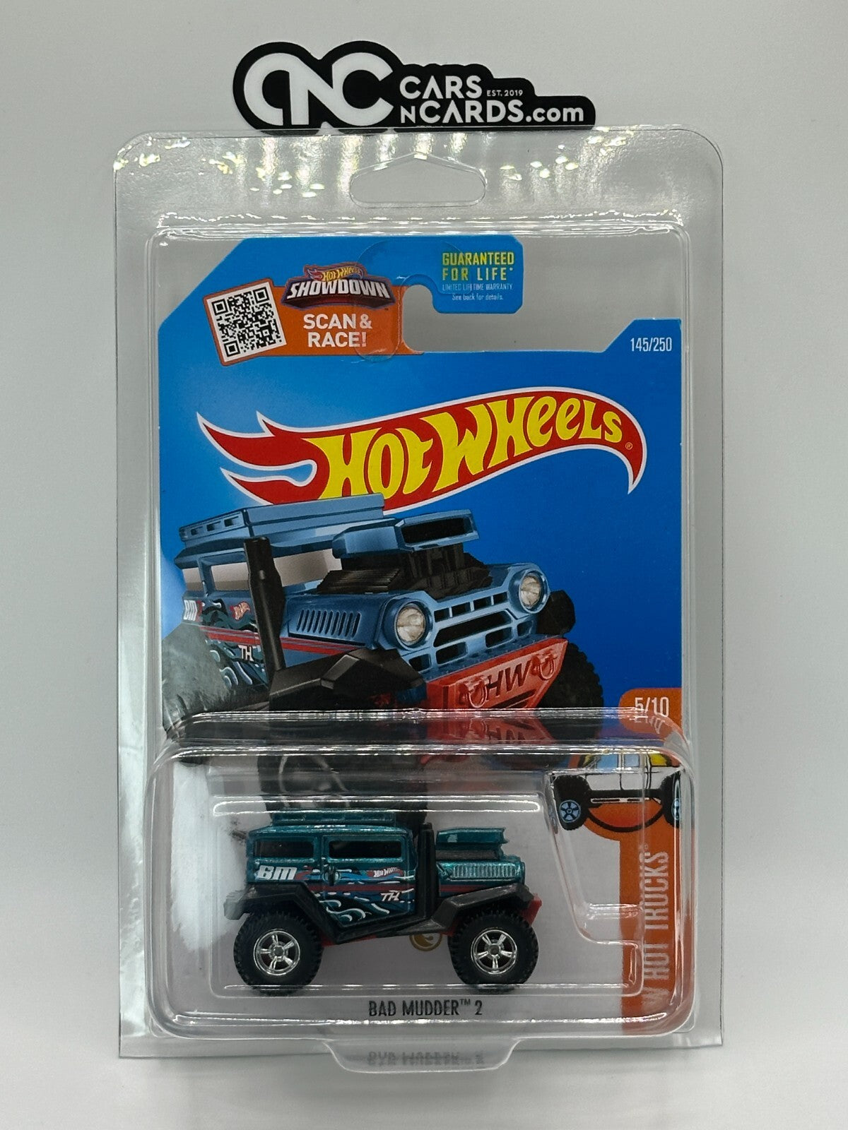 2016 Hot Wheels HW Hot Trucks Super Treasure Hunt Bad Mudder 2 With Protector
