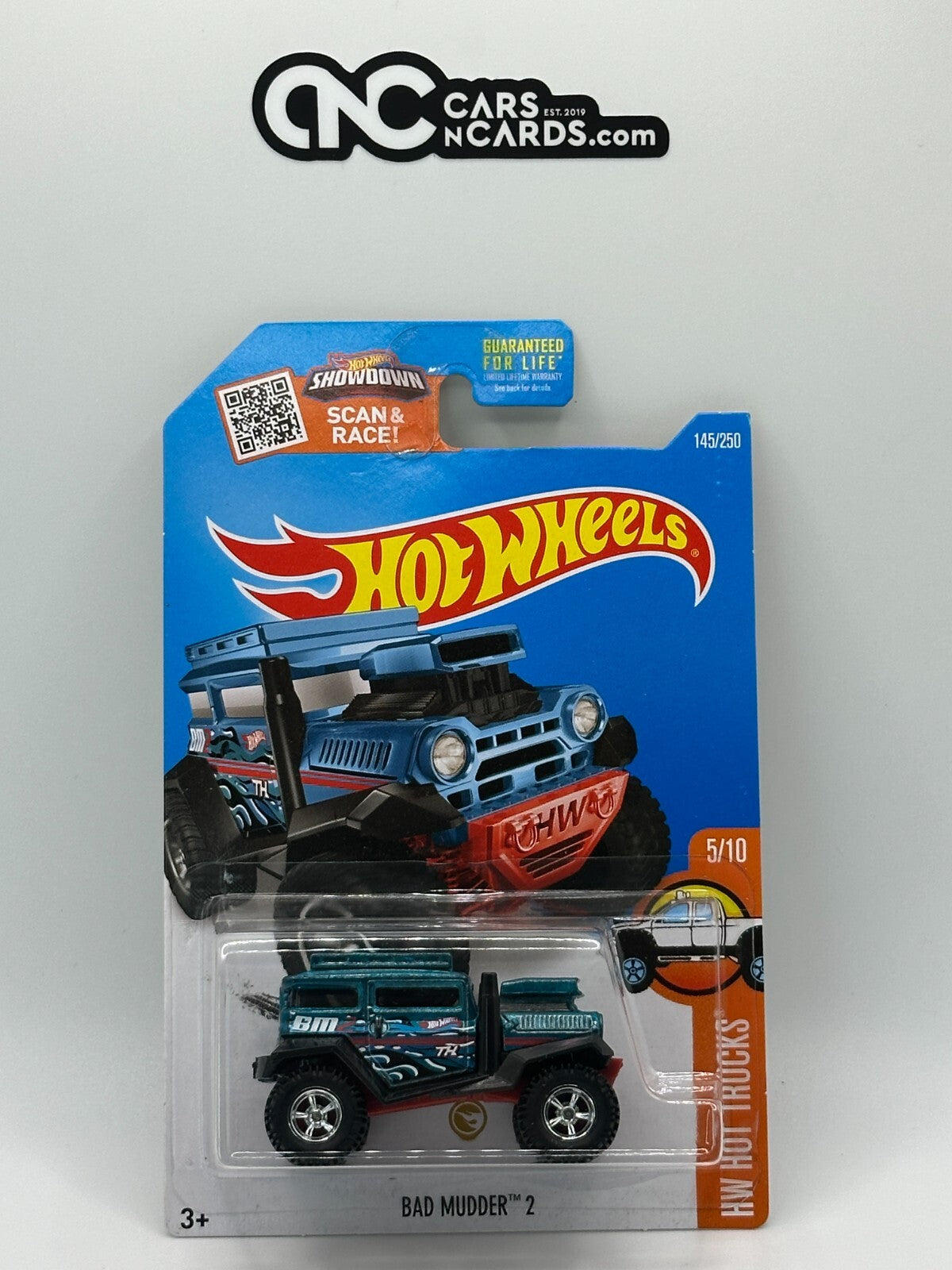 2016 Hot Wheels HW Hot Trucks Super Treasure Hunt Bad Mudder 2 With Protector