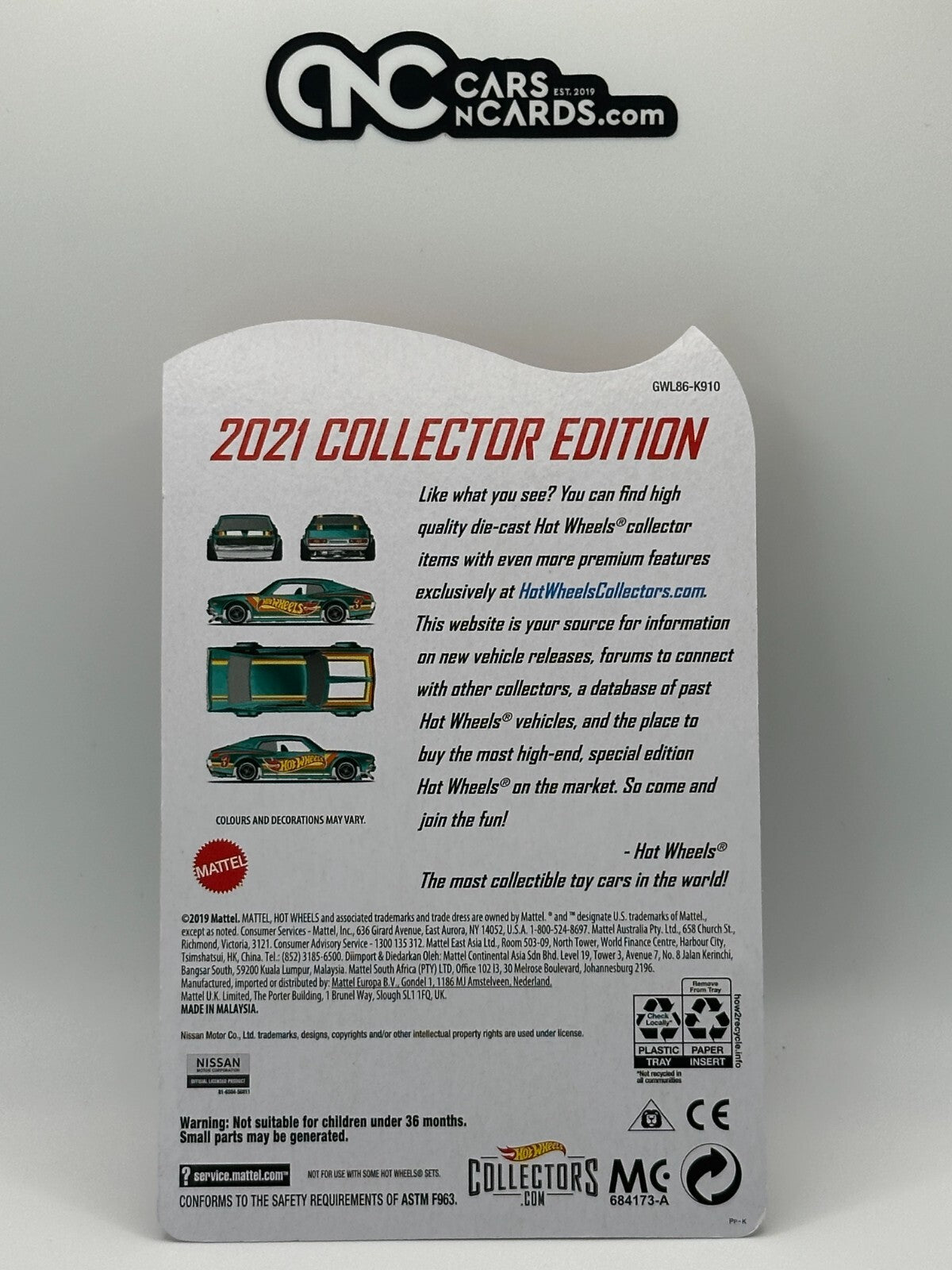 2021 Hot Wheels Mail In Collector Edition Nissan Laurel 2000 SGX With Protector