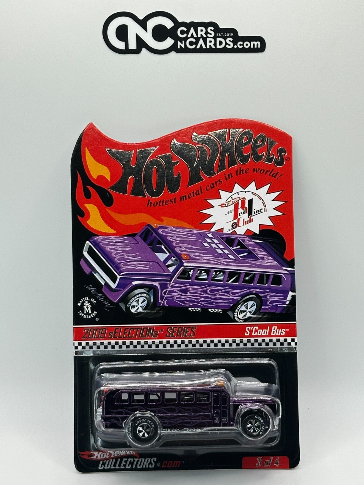 2009 Hot Wheels RLC 2009 sELECTIONs Series S'Cool Bus With Protector 0368/4086