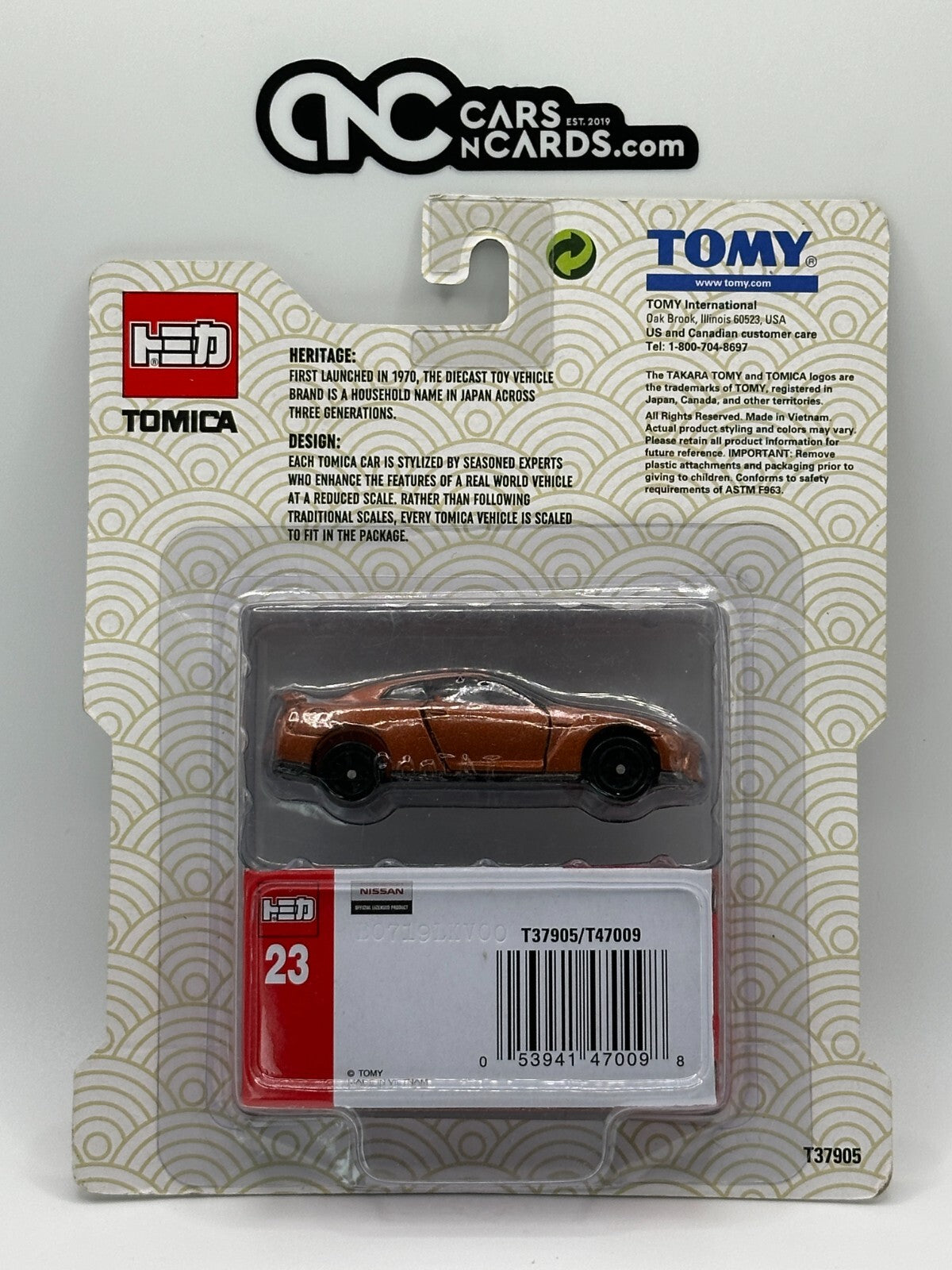 Takara Tomy Tomica 23 Nissan GT-R Orange 1/62 Scale