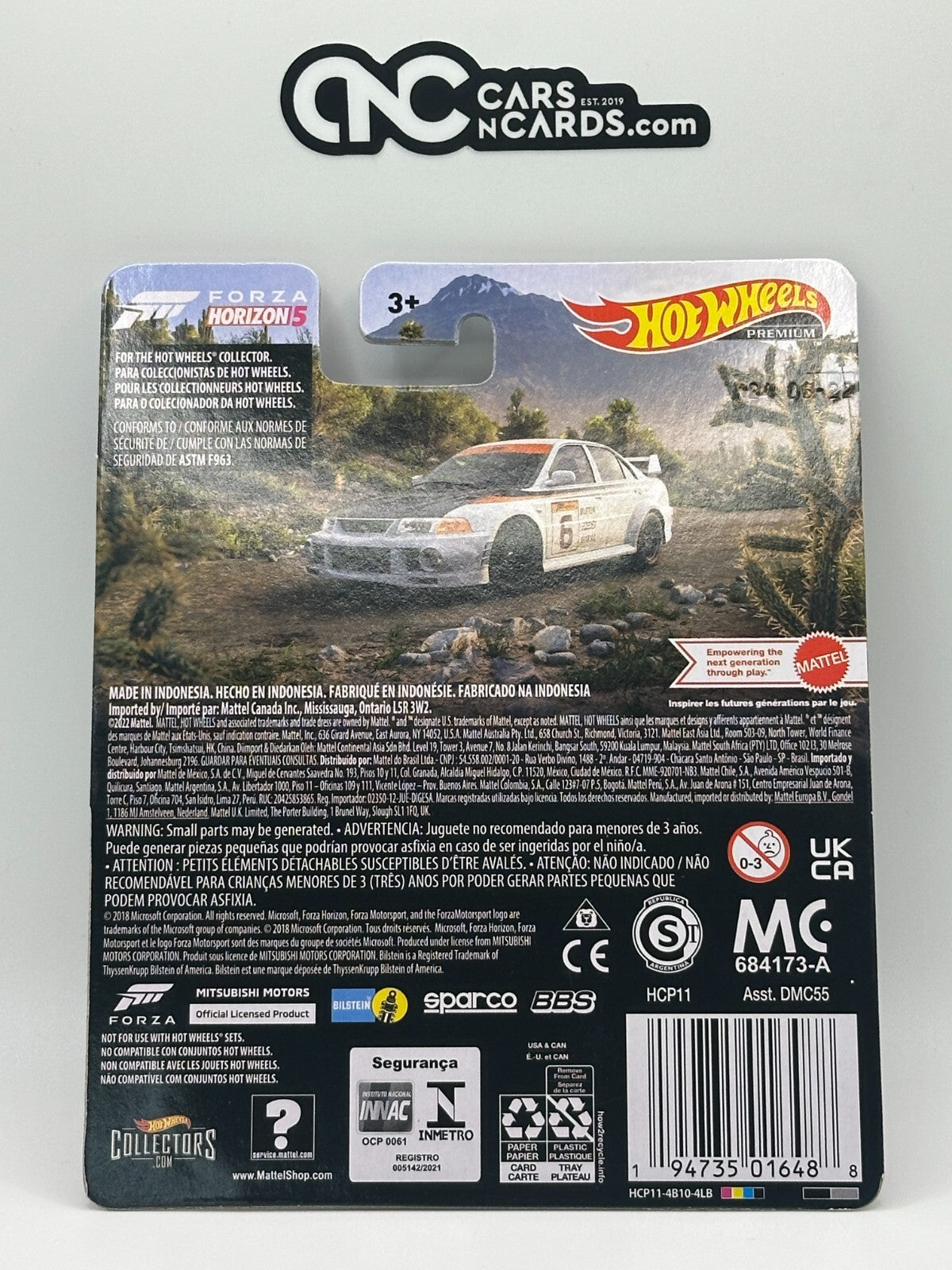 2022 Hot Wheels Premium Forza Horizon 5 Mitsubishi Lancer Evolution VI
