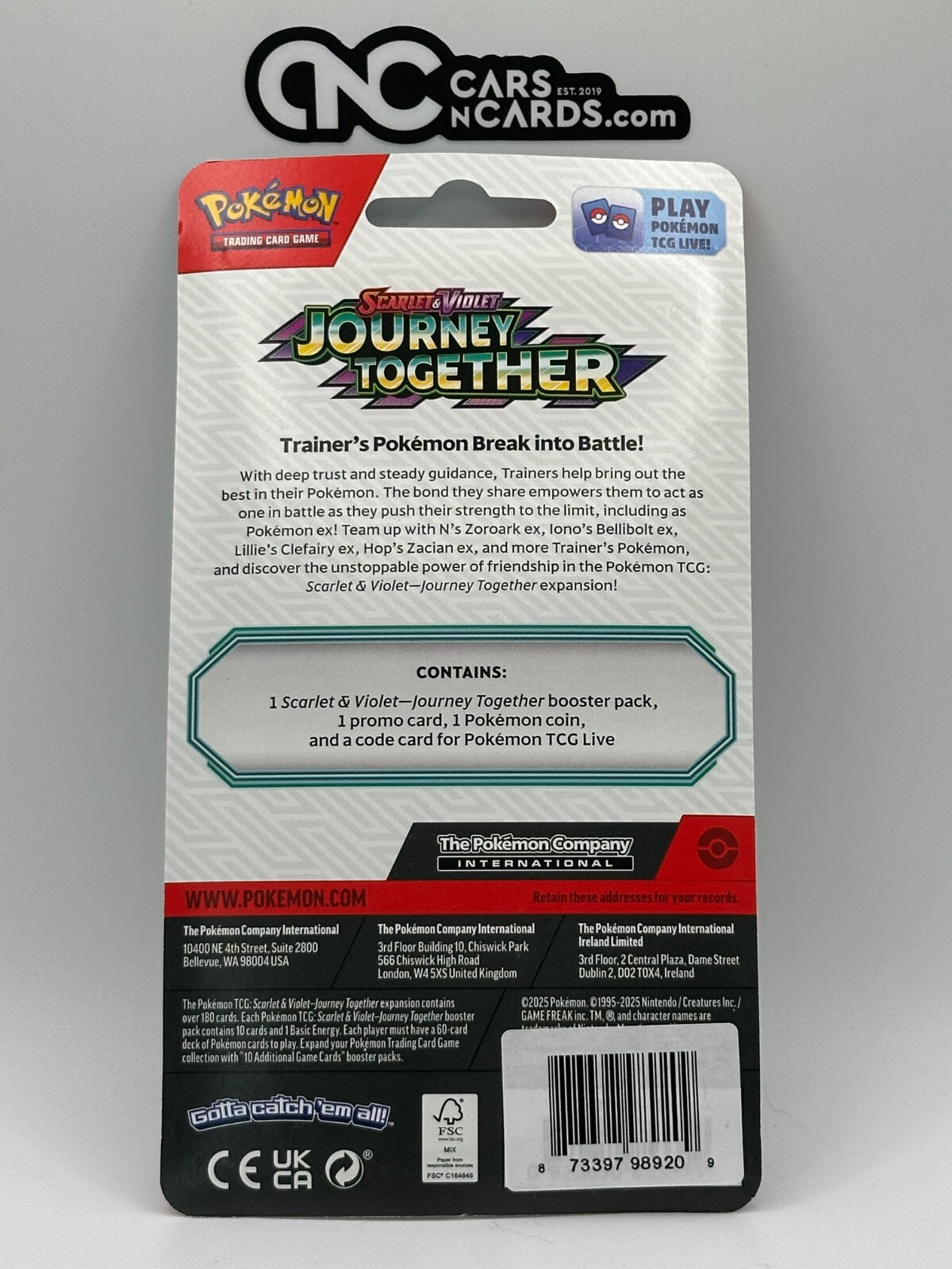 Pokemon Scarlet & Violet Journey Together Yanma Checklane Blister Sealed
