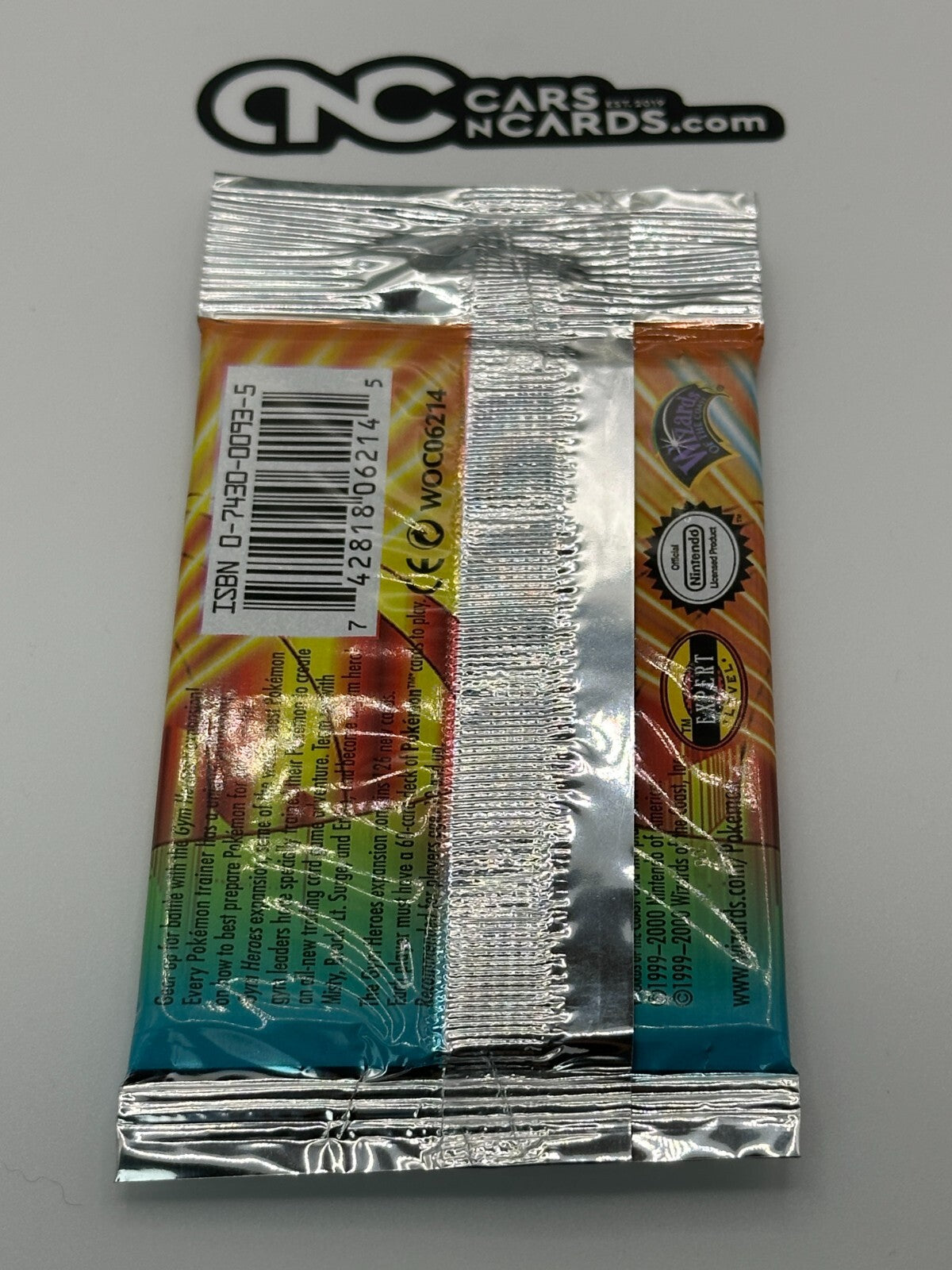 Pokemon WOTC Gym Heroes Misty Sealed Long Stem Pack (Unweighed)