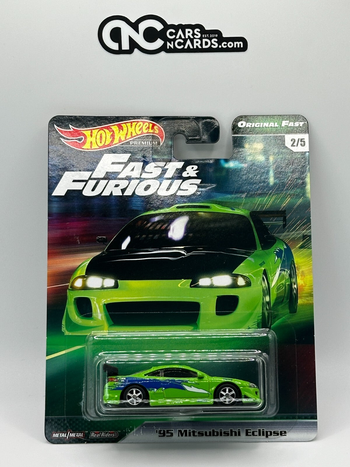 2019 Hot Wheels Premium Fast & Furious Original Fast Set of 5 With Protector