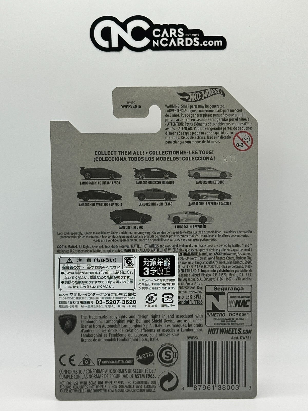 2016 Hot Wheels Lamborghini Series 6/8 Lamborghini Reventon Roadster