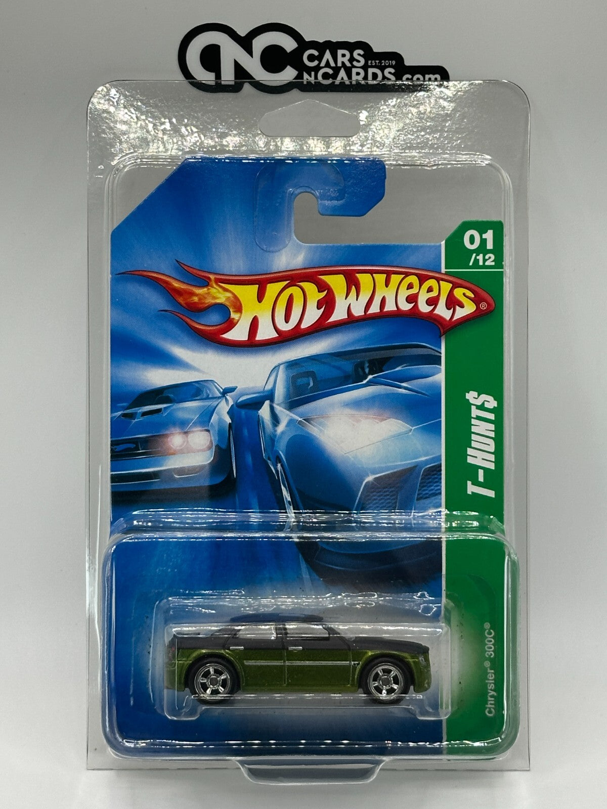 2008 Hot Wheels Super Treasure Hunt 01/12 Chrysler 300C With Protector