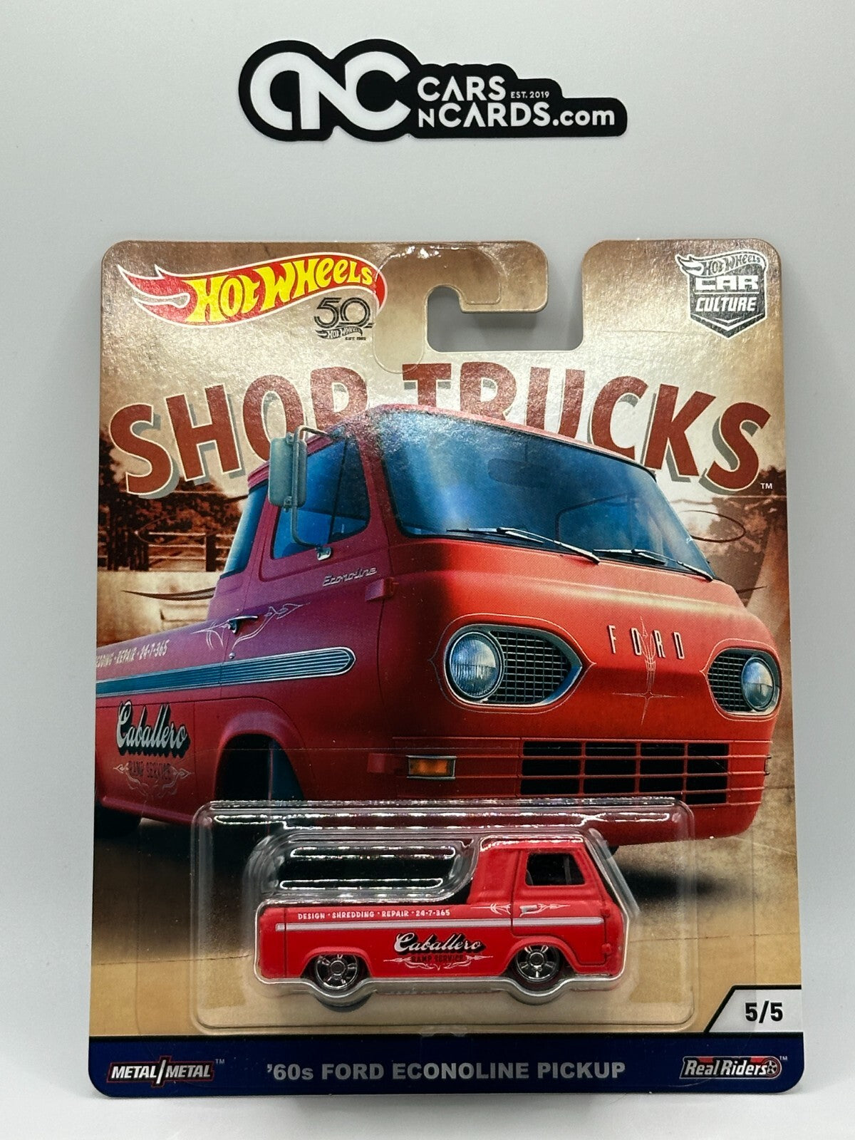 2018 Hot Wheels Premium Car Culture Shop Trucks Full Set of 5 Cars