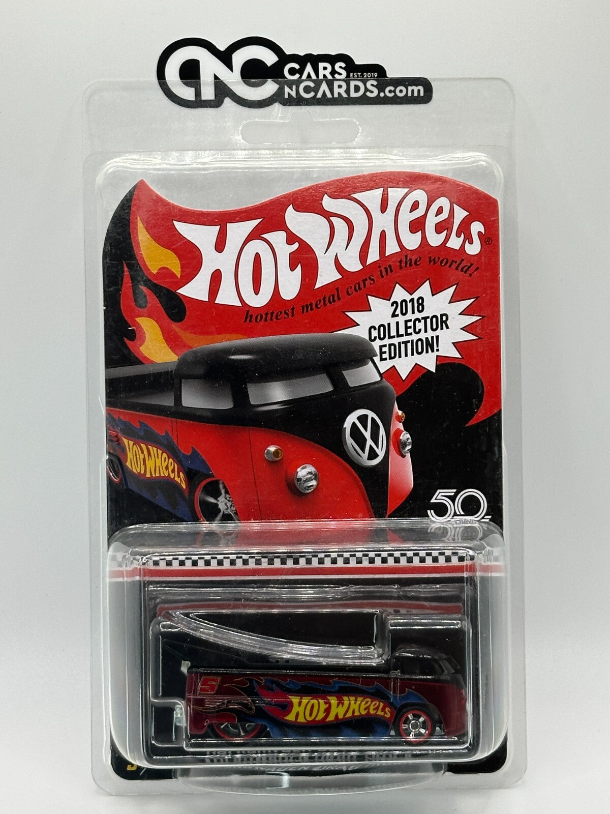 2018 Hot Wheels Collector Edition Mail In Volkswagen Drag Truck With Protector