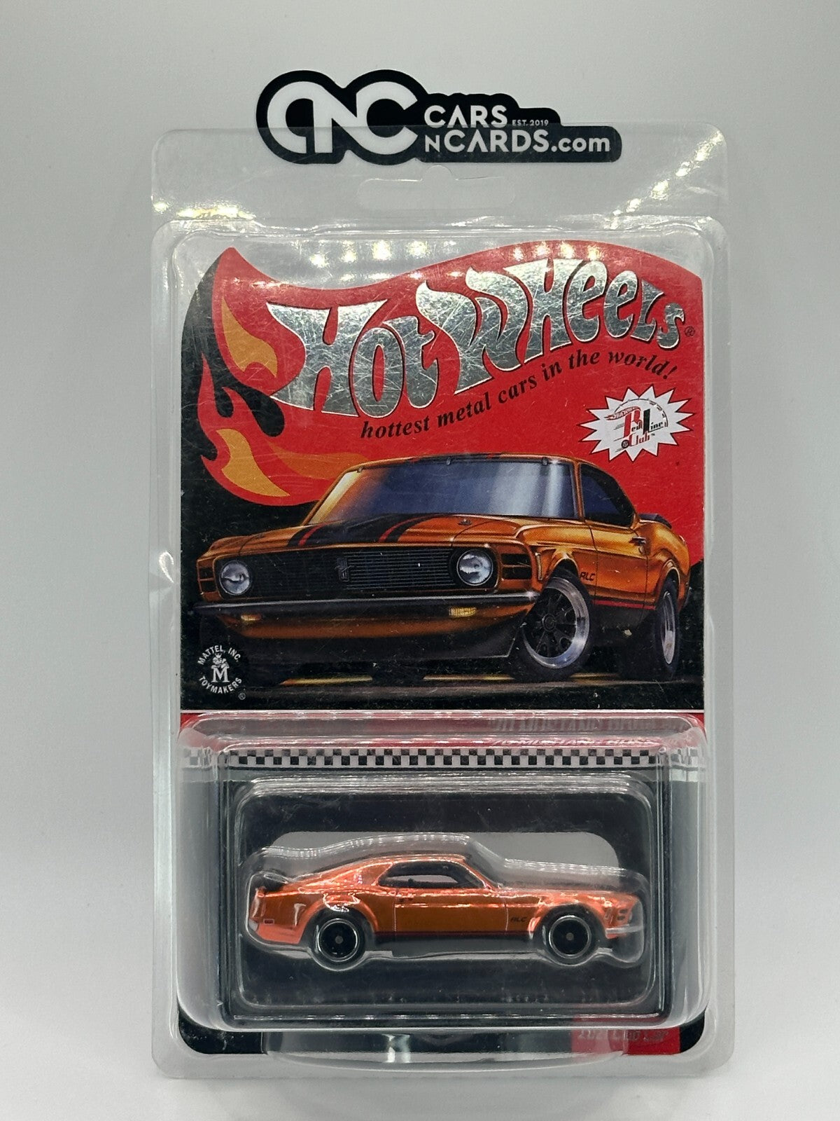 2021 Hot Wheels RLC '70 Mustang Boss 302 Orange (No Patch or Pin)