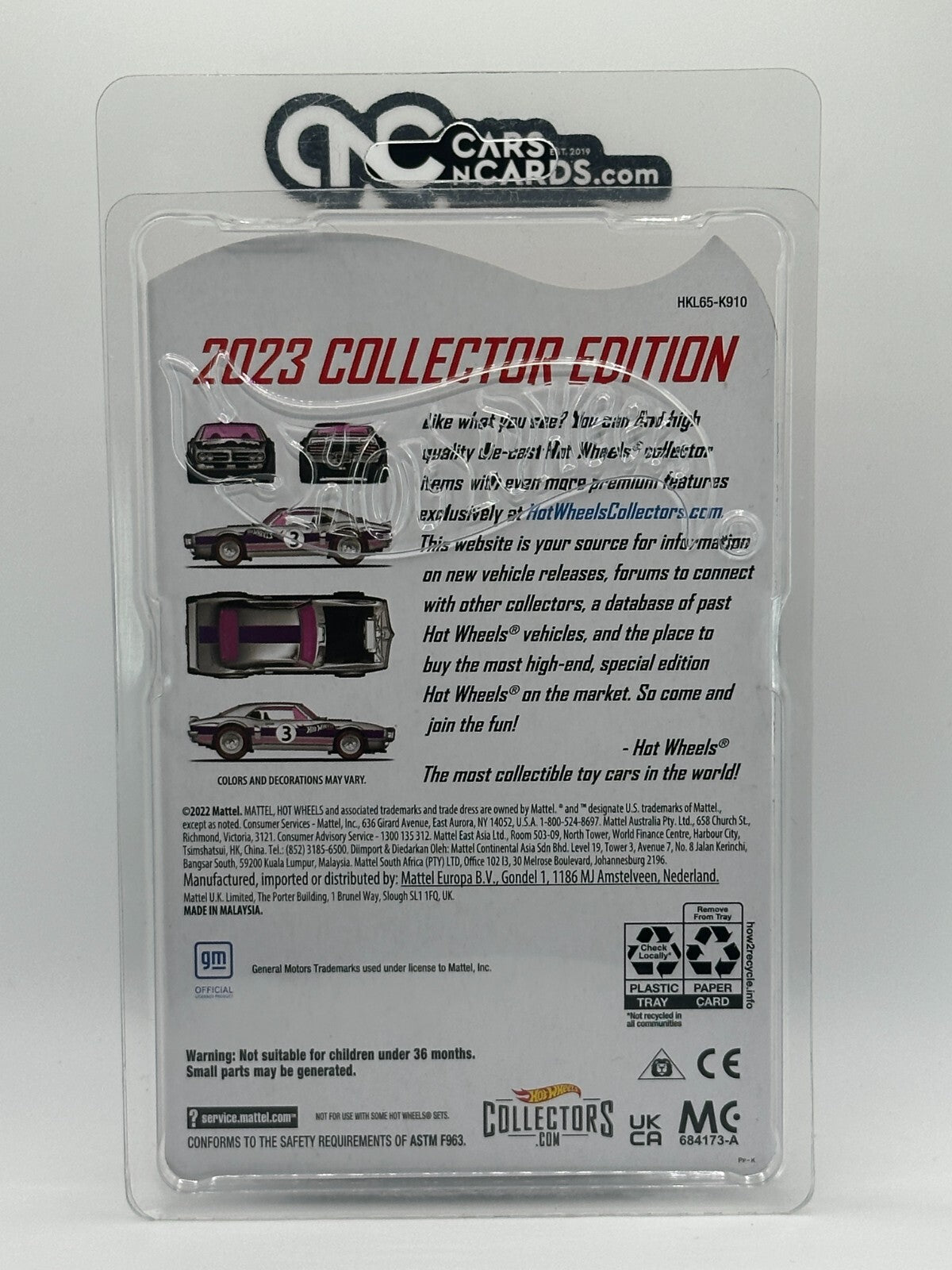 2023 Hot Wheels Mail In Collector's Edition Zamac Custom '67 Pontiac Firebird