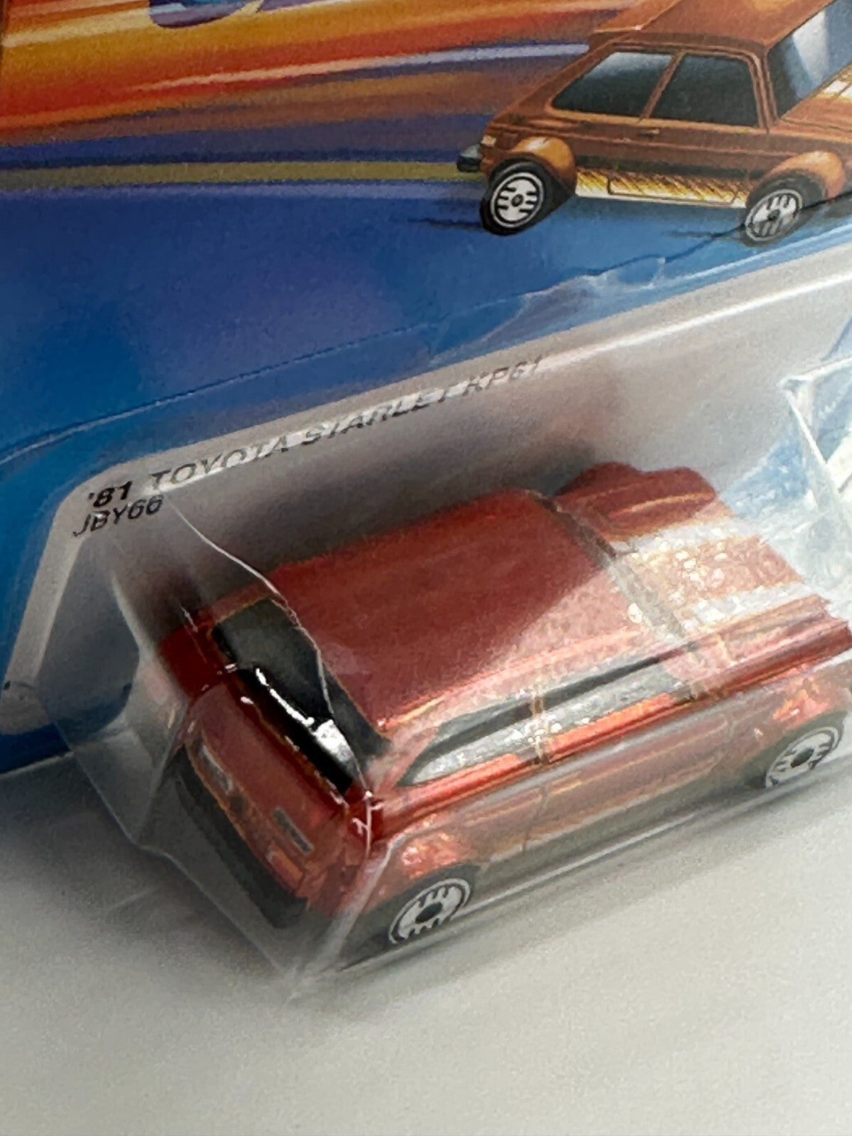 2025 Hot Wheels Ultra Hots 7/8 '81 Toyota Starlet KP61 (Cracked Blister)