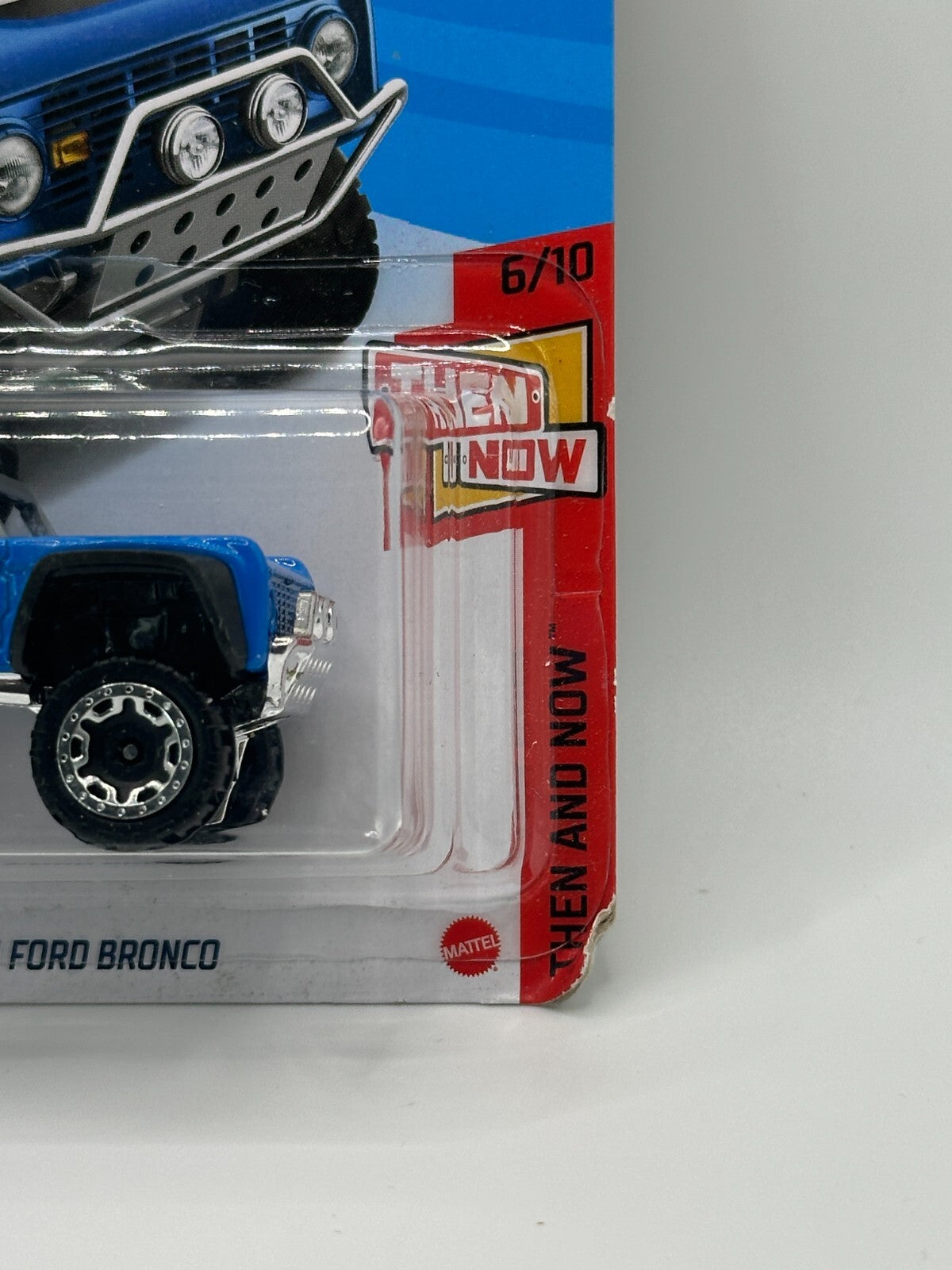 2021 Hot Wheels Then And Now #6/10 Custom Ford Bronco Blue (Soft Corners)
