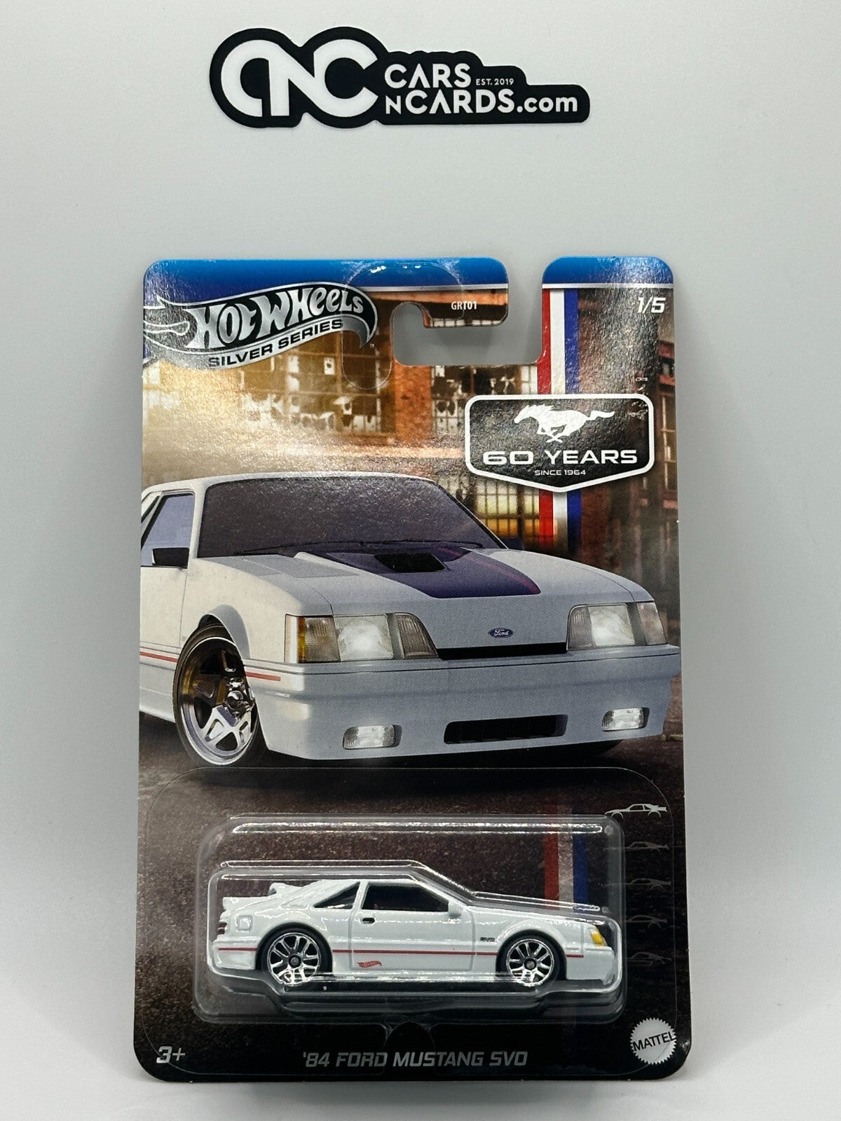 2025 Hot Wheels Silver Series Mustang 60 Years 1/5 '84 Ford Mustang SVO