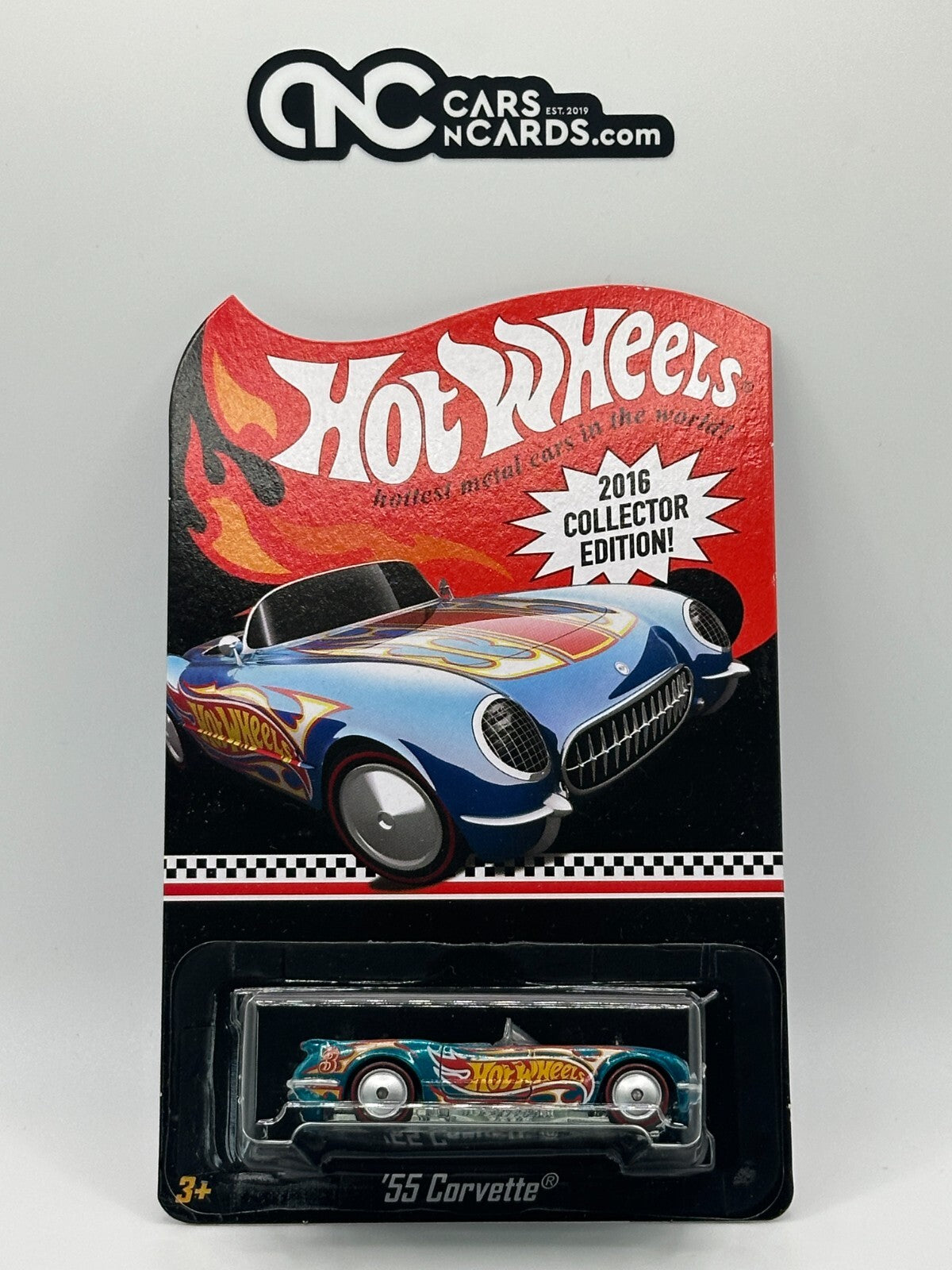 2016 Hot Wheels Mail In Collector Edition '55 Corvette With Protector