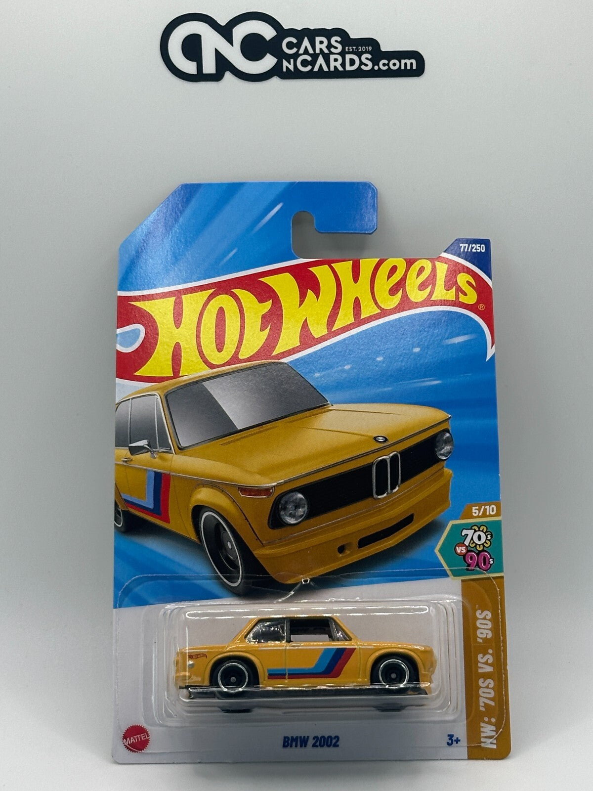 2025 Hot Wheels HW: '70s Vs. '90s 5/10 BMW 2002 (Cracked Blister)