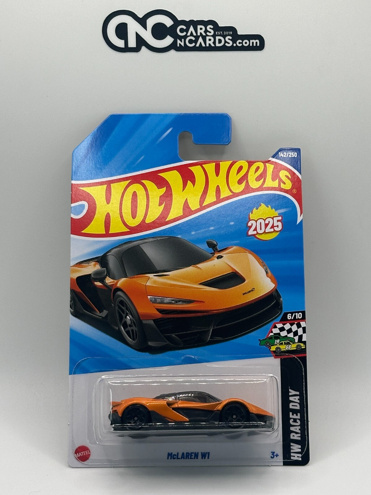 2025 Hot Wheels HW Race Day 6/10 McLaren W1 Orange
