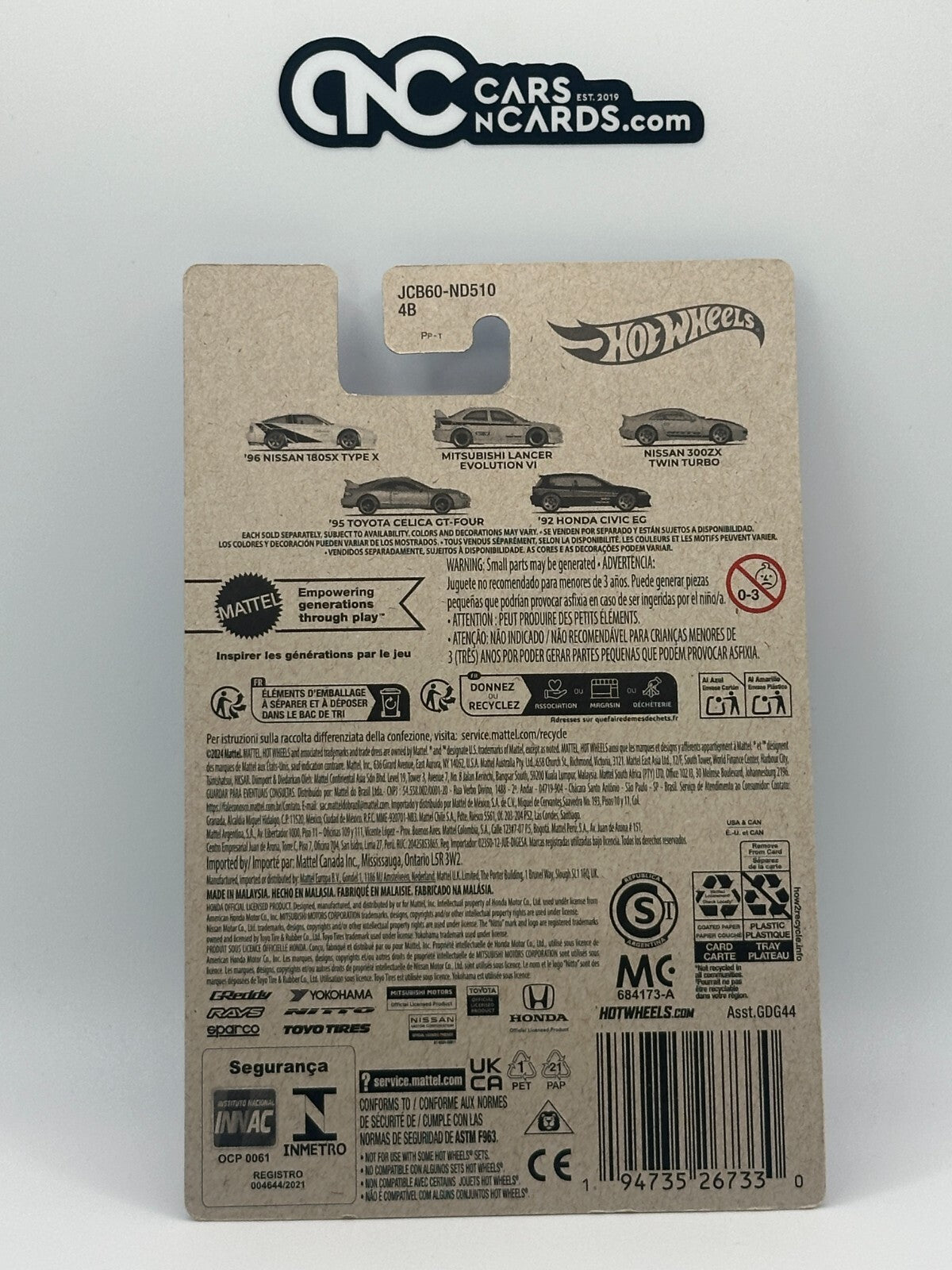2024 Hot Wheels Silver Series 90s Street Scene '95 Toyota Celica GT-Four Silver