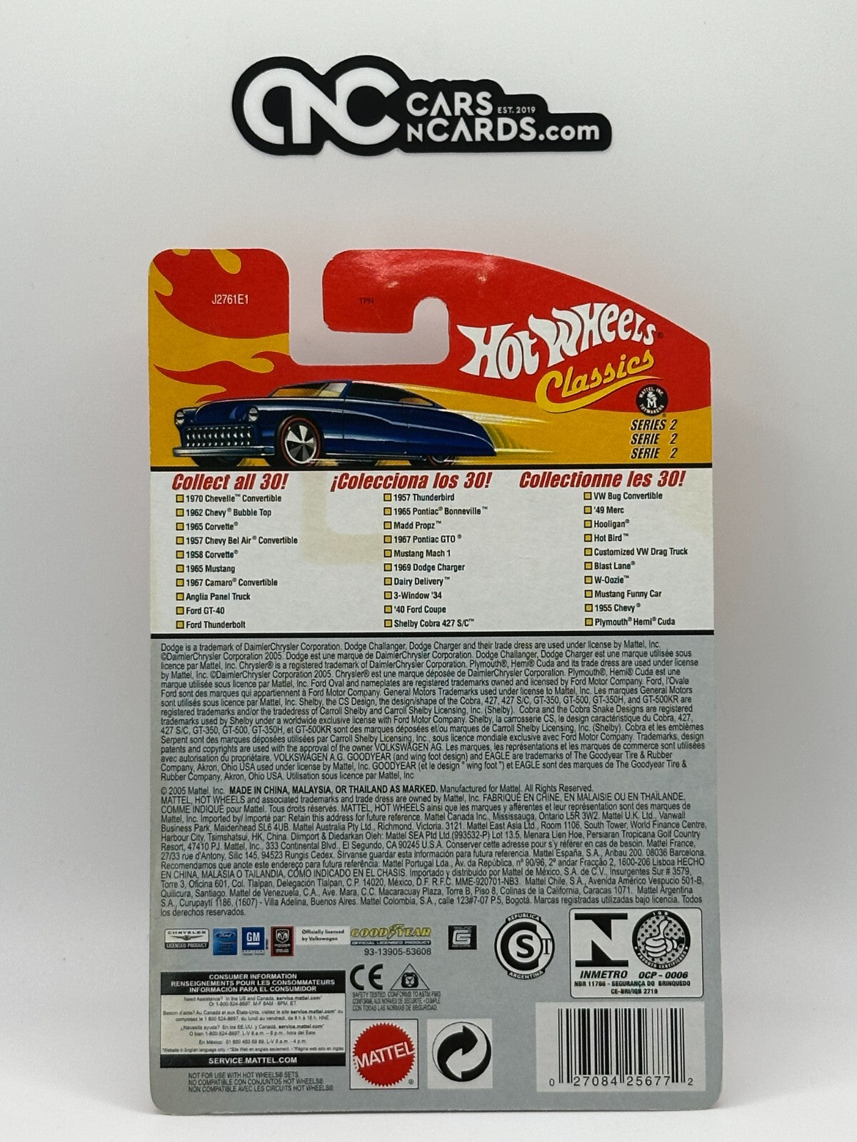 2006 Hot Wheels Classics Series 2 #5/30 Antifreeze 1958 Corvette